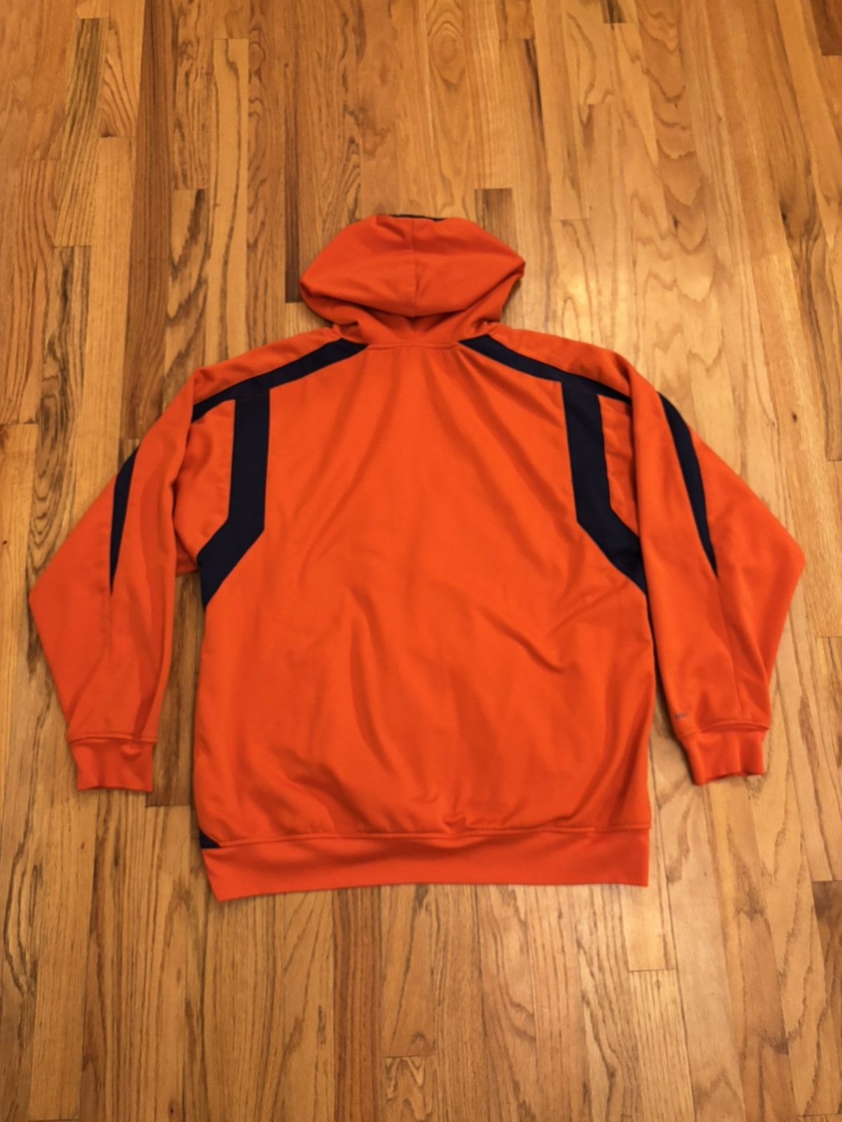 Nike Vintage 90s Nike center swoosh Auburn hoodie. Size US L / EU 52-54 / 3 - 3 Thumbnail