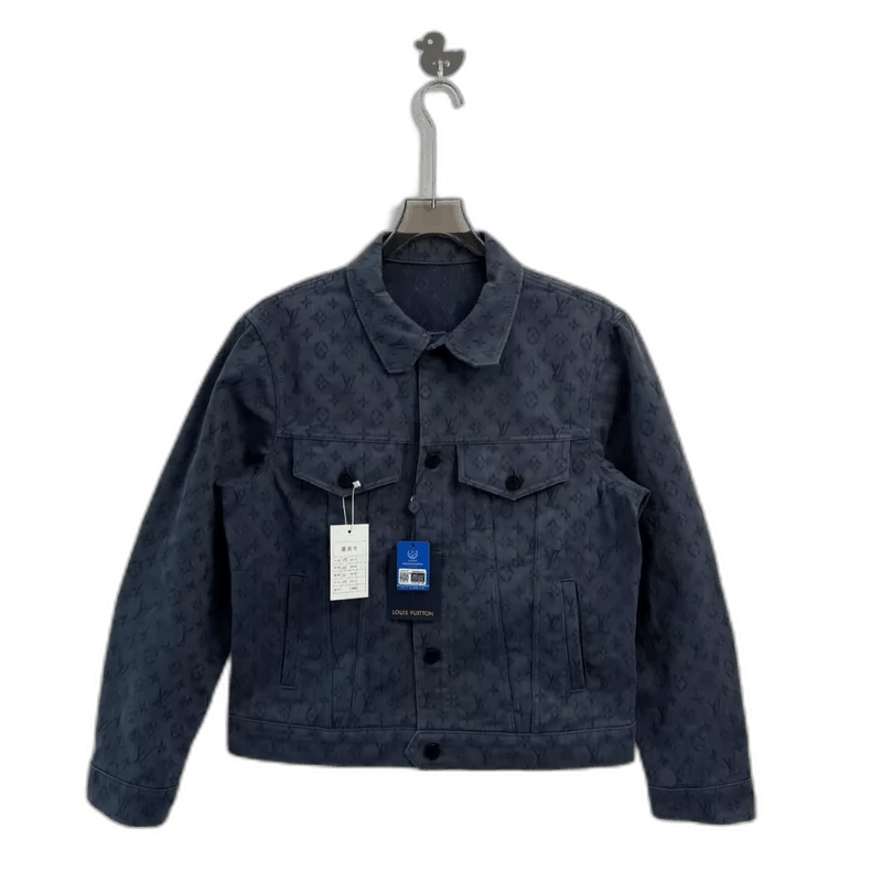 Louis Vuitton Louis Vuitton Monogram Denim Jacket Blue-yf Size US L / EU 52-54 / 3 - 1 Thumbnail
