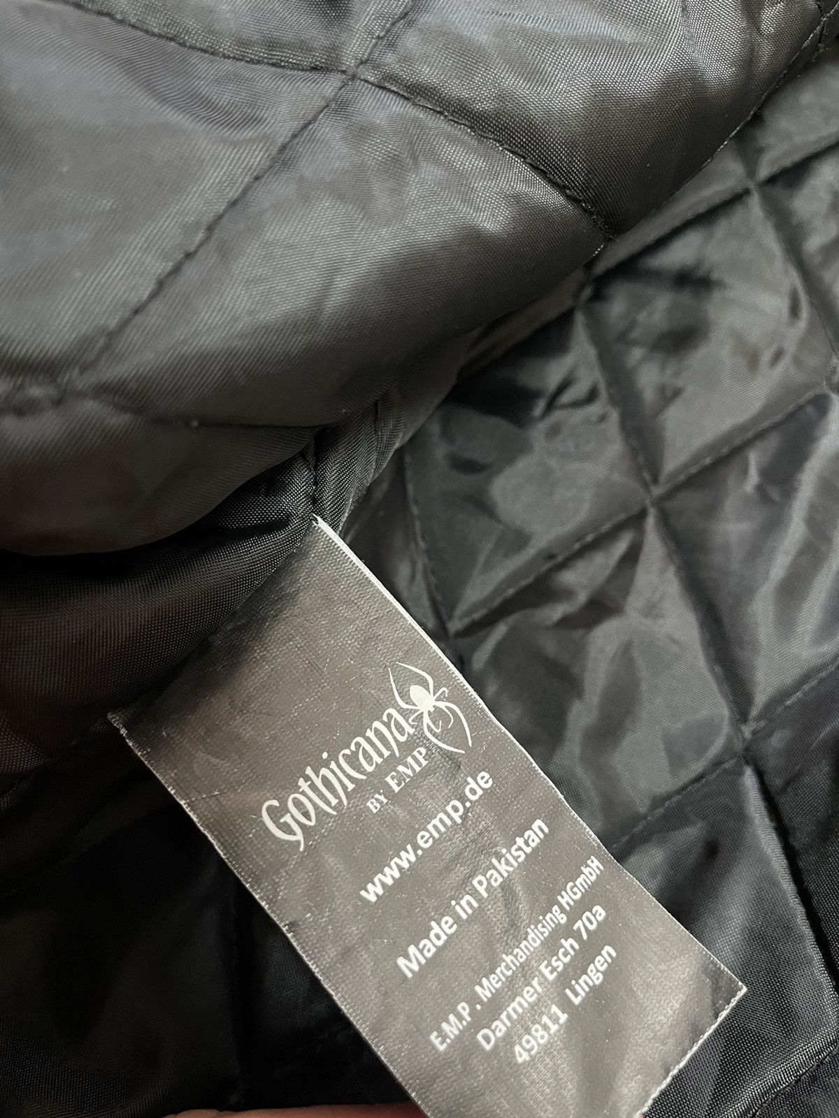 Other Japanese Vintage Crazy Washed GOTHICANA EMP Moto Zip Jacket Size US L / EU 52-54 / 3 - 11 Thumbnail