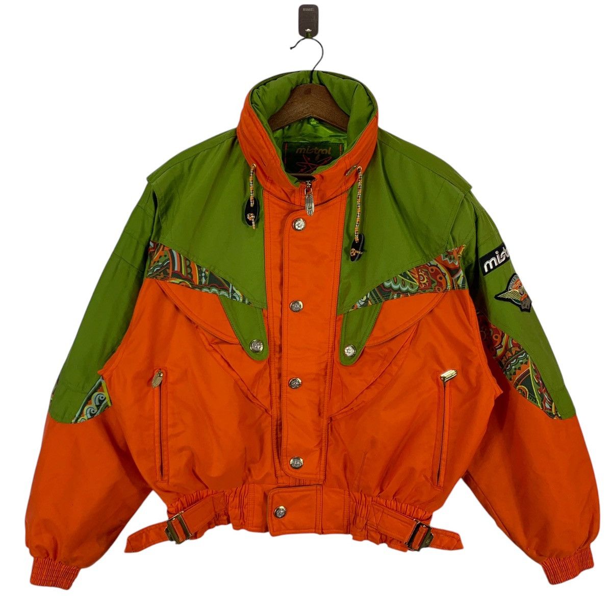 Vintage VINTAGE MISTRAL SKIWEAR BOMBER JACKET Size US M / EU 48-50 / 2 - 1 Thumbnail