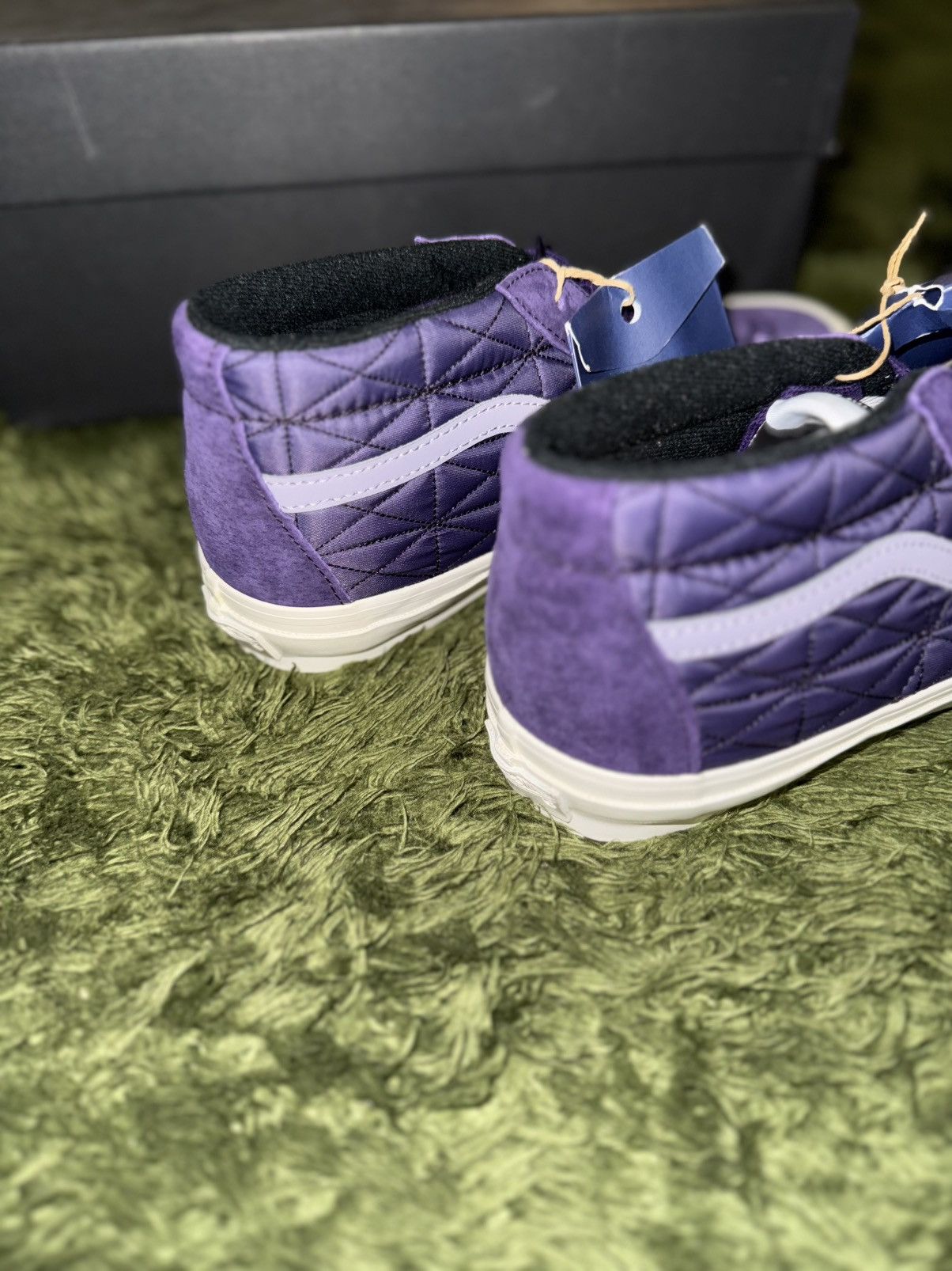 Vans [US 9] Vans Vault Skate Mid Sample Quilted Suede Purple Size US 9 / EU 42 - 7 Thumbnail