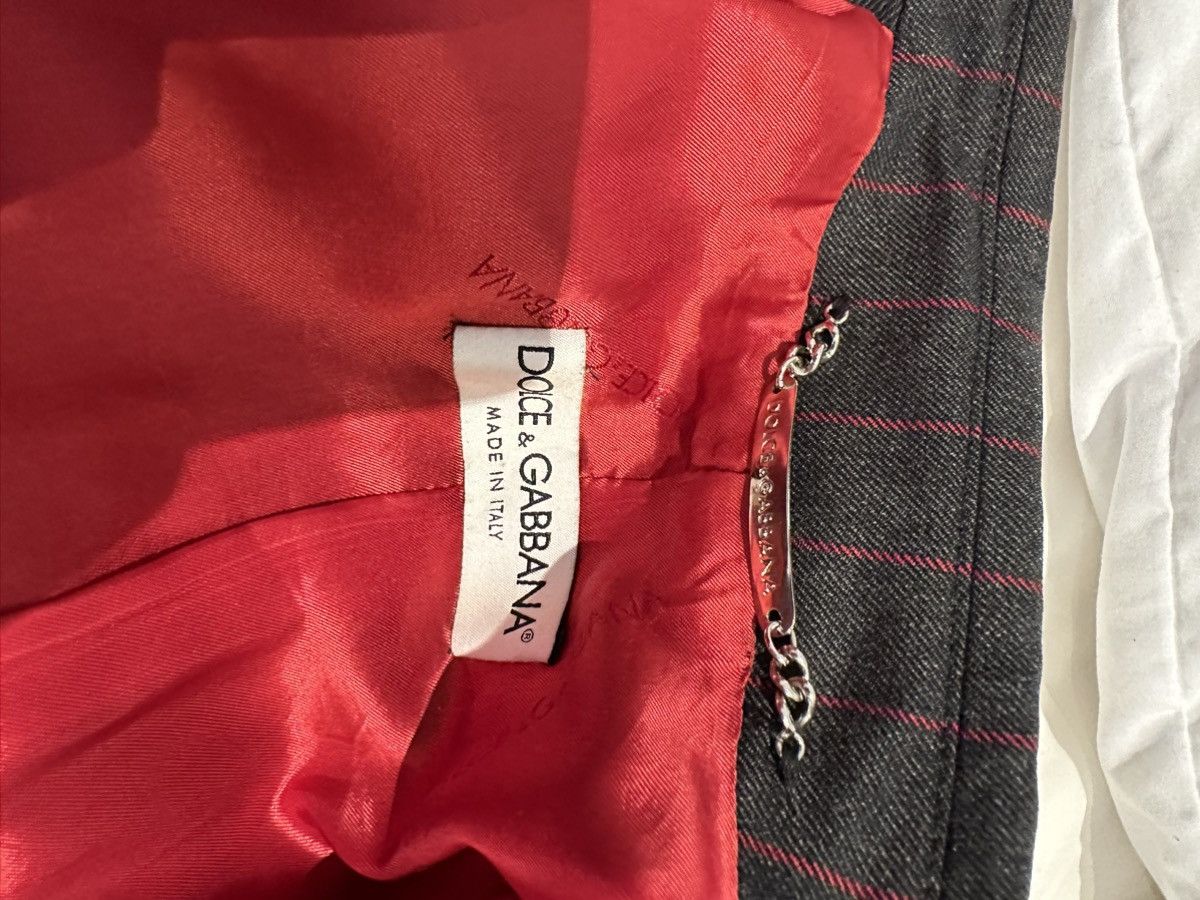 Dolce & Gabbana Dolce & Gabbana - 2000 striped wool blazer Size S / US 4 / IT 40 - 4 Thumbnail