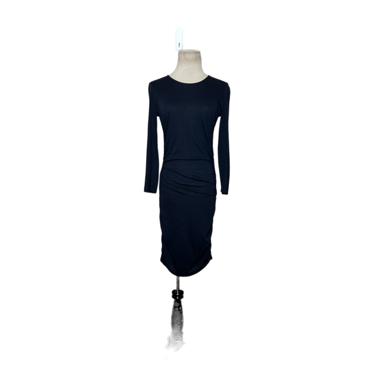 Theory Theory navy blue plume jersey dress size small Size S / US 4 / IT 40 - 11 Thumbnail