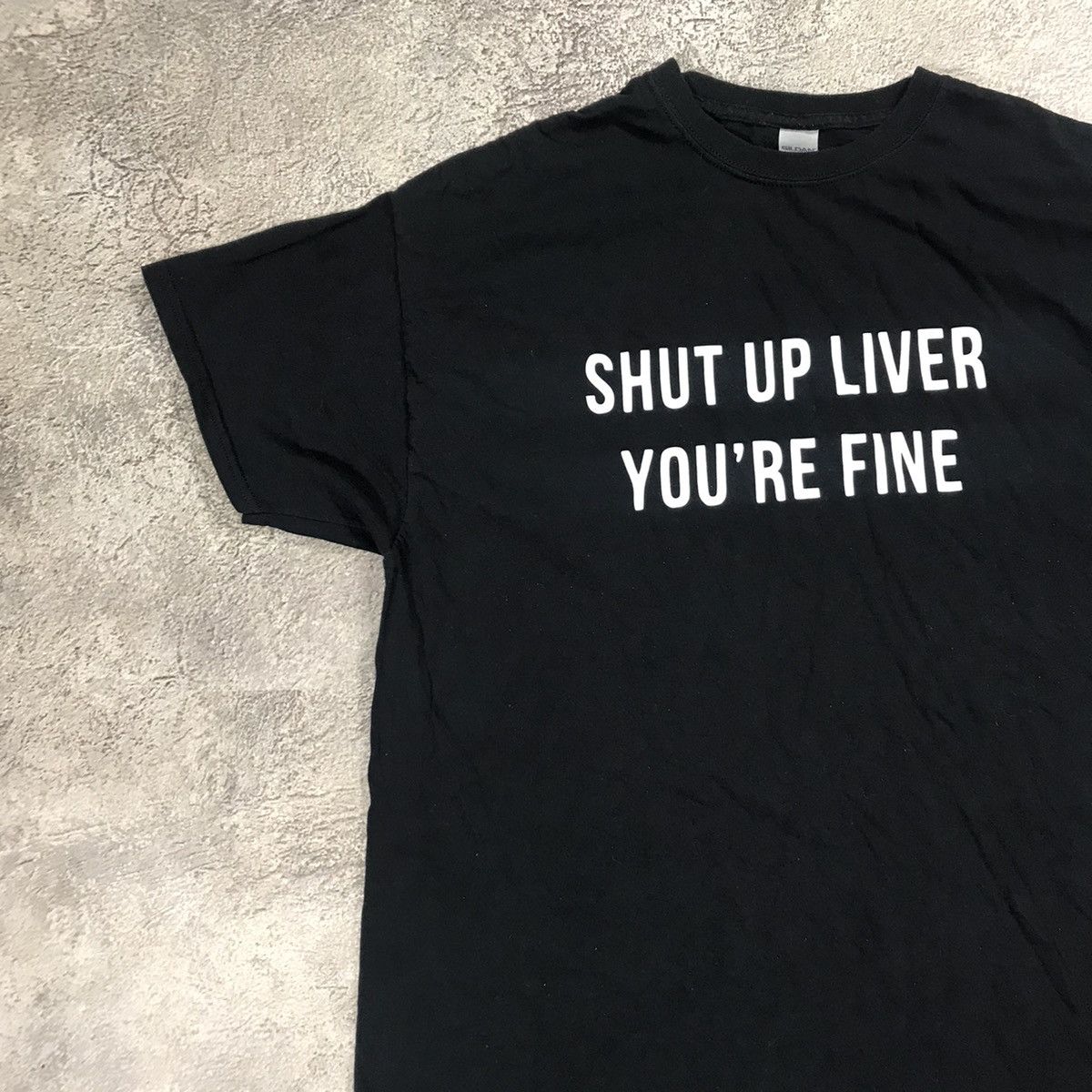 Vintage VINTAGE Y2K ADULT SHUT UP LIVER YOU’RE FINE FUNNY TEE Size US L / EU 52-54 / 3 - 3 Thumbnail