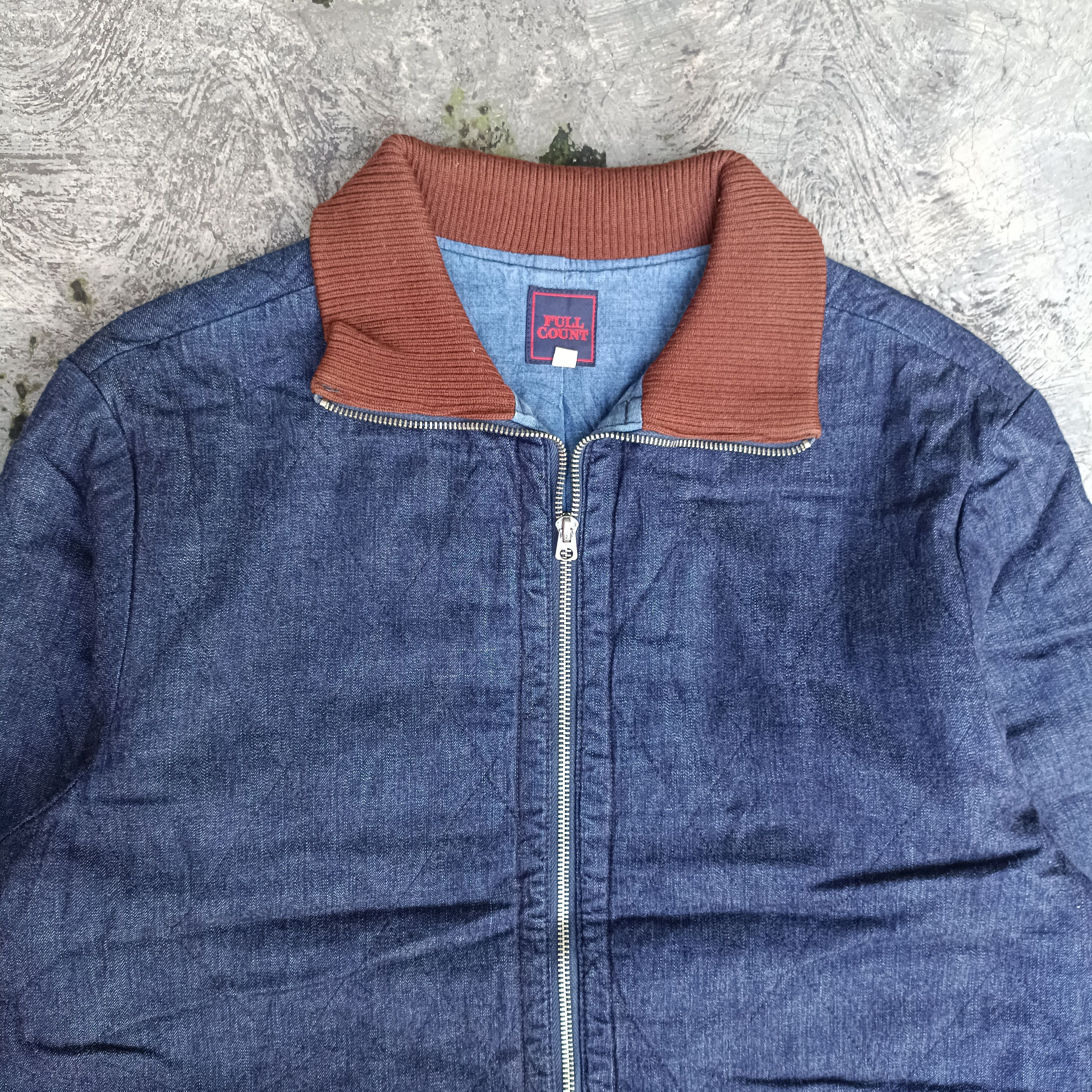 Full Count & Co. Full Count & Co Denim Jacket Bomber Japanese Brand Size US M / EU 48-50 / 2 - 2 Thumbnail