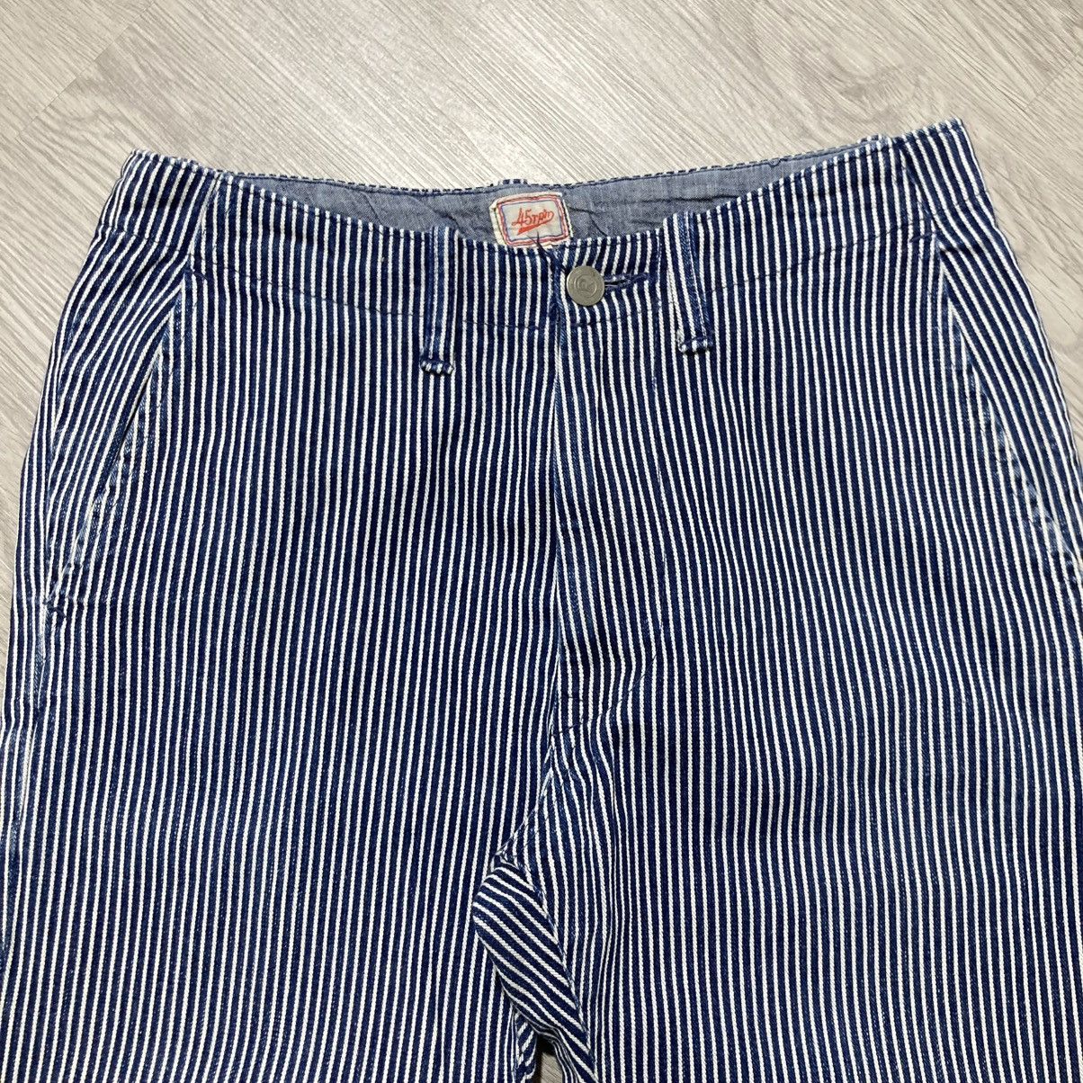 45rpm 🇯🇵 Vintage 45rpm Japan Hickory Stripe Pants Made In Japan Size US 27 - 6 Thumbnail