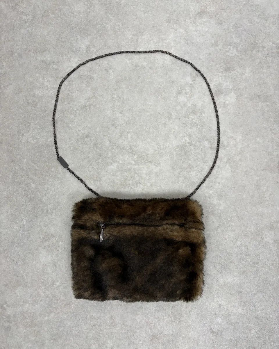 Jean Paul Gaultier 2000s Jean Paul Gaultier Faux Fur Shoulder Bag Size ONE SIZE - 3 Thumbnail