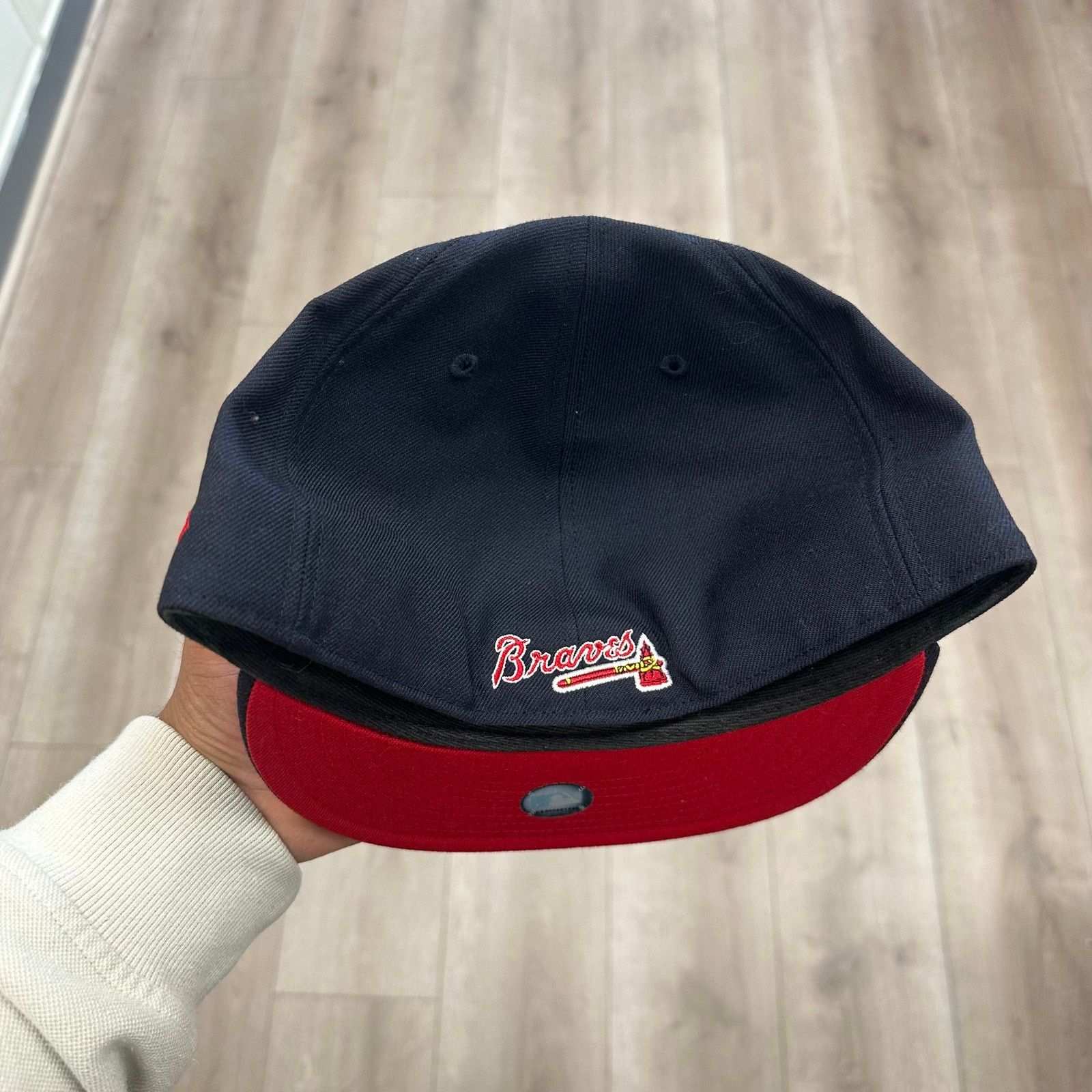 New Era New Era Atlanta Braves 59FIFTY fitted hat Cap size 7 3/8 Size ONE SIZE - 4 Thumbnail