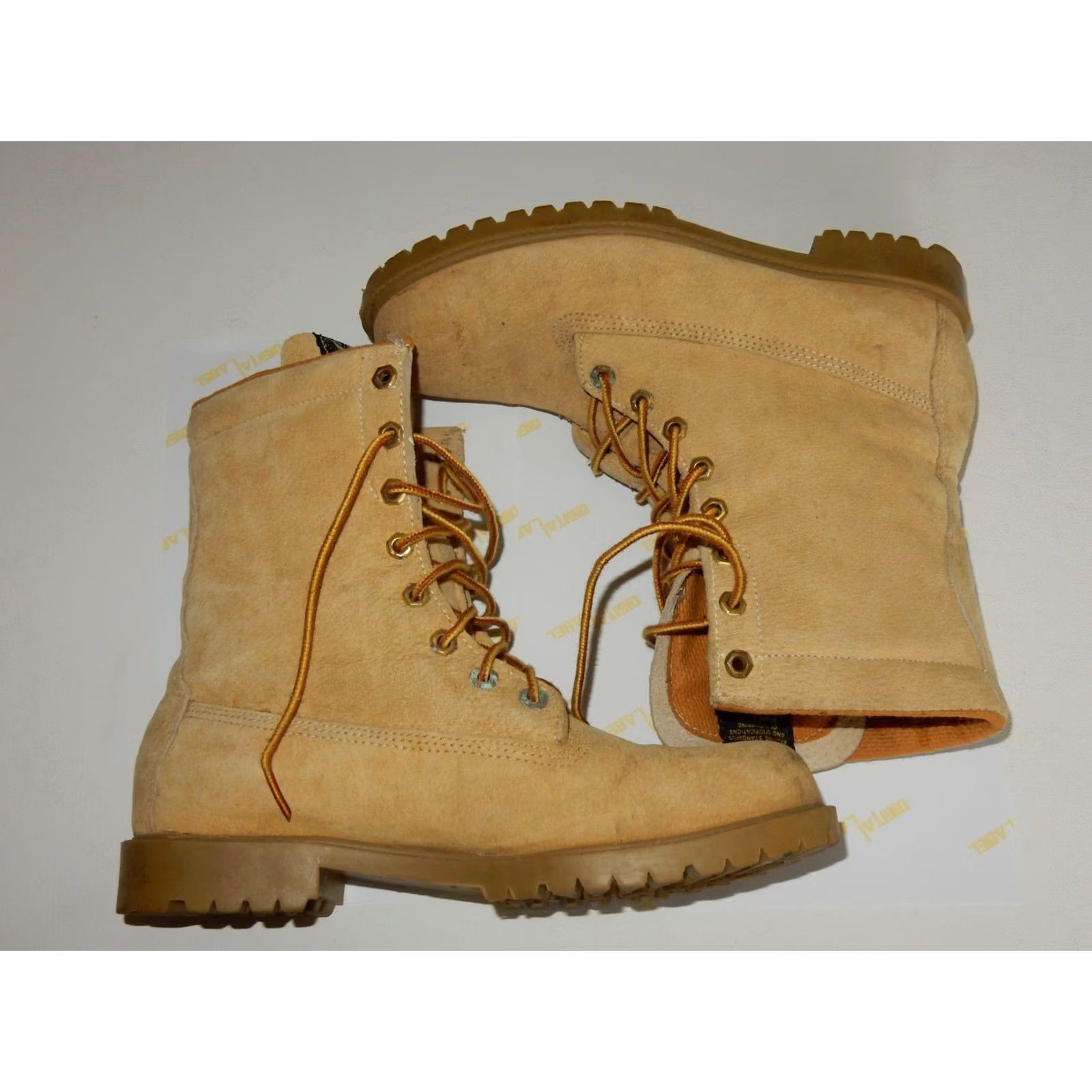 Vintage VINTAGE Wolverine Boots Men's USA Made Suede Beige 9.5 Work US 9.5 Men Size US 10 / EU 43 - 7 Thumbnail