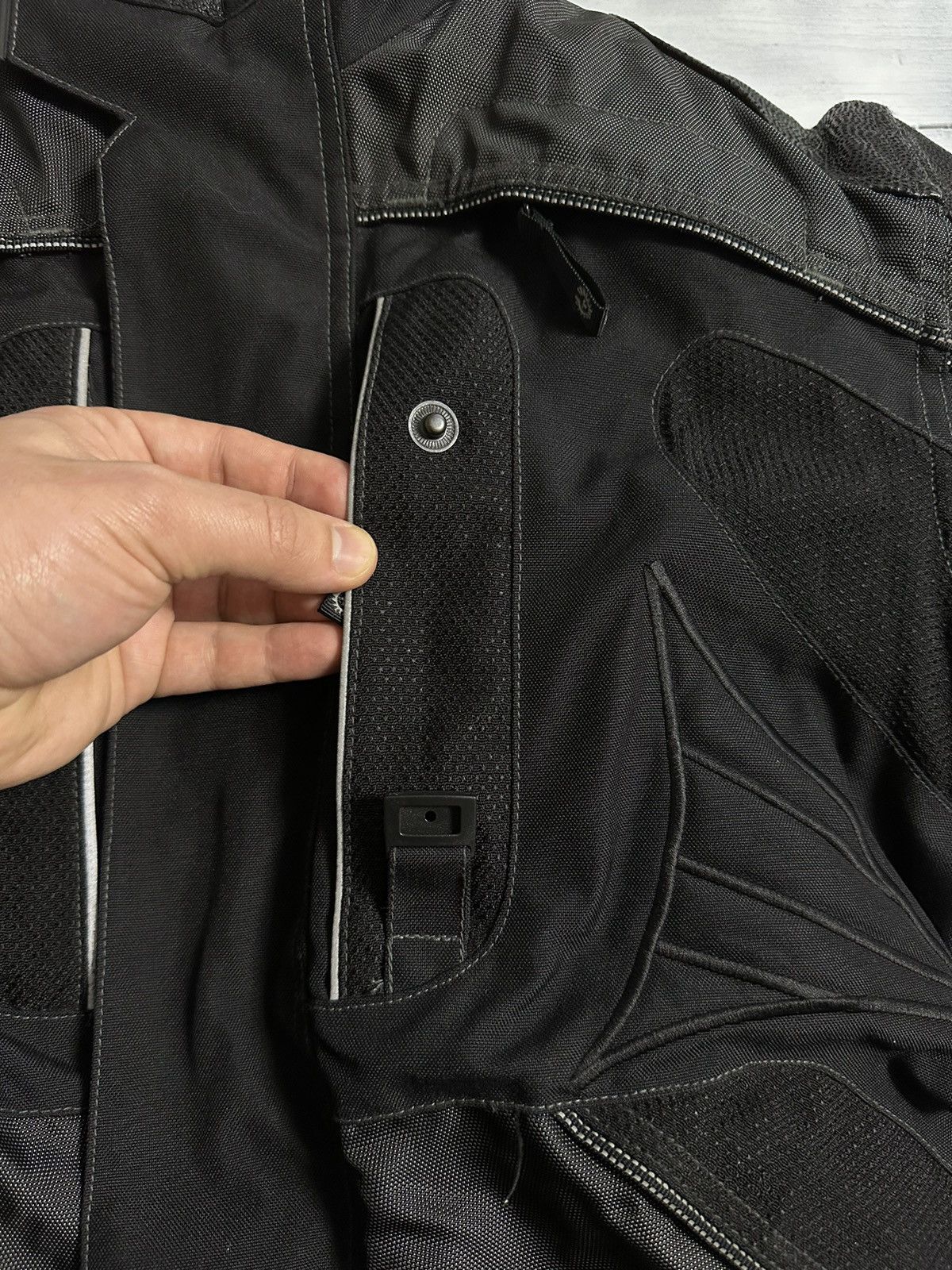 Belstaff Rare Vintage Black Belstaff Leather Nylon Motorcycle Jacket Size US S / EU 44-46 / 1 - 15 Thumbnail