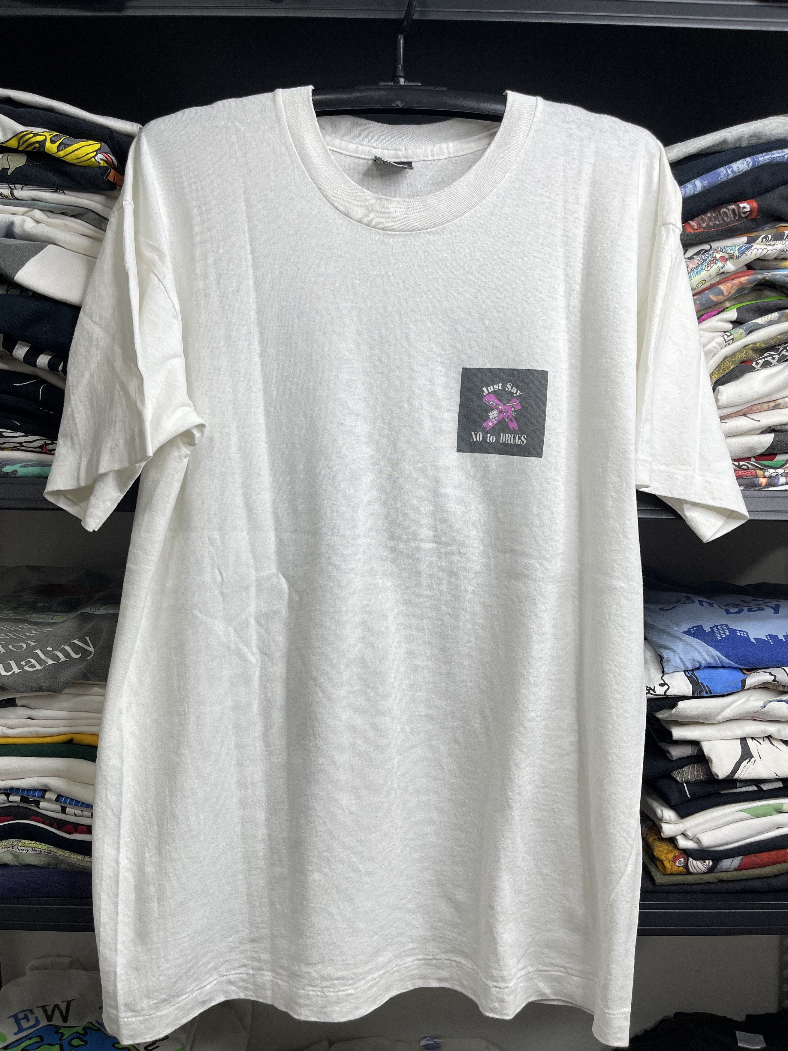 Vintage just say no to drugs vintage tee Size US L / EU 52-54 / 3 - 2 Thumbnail