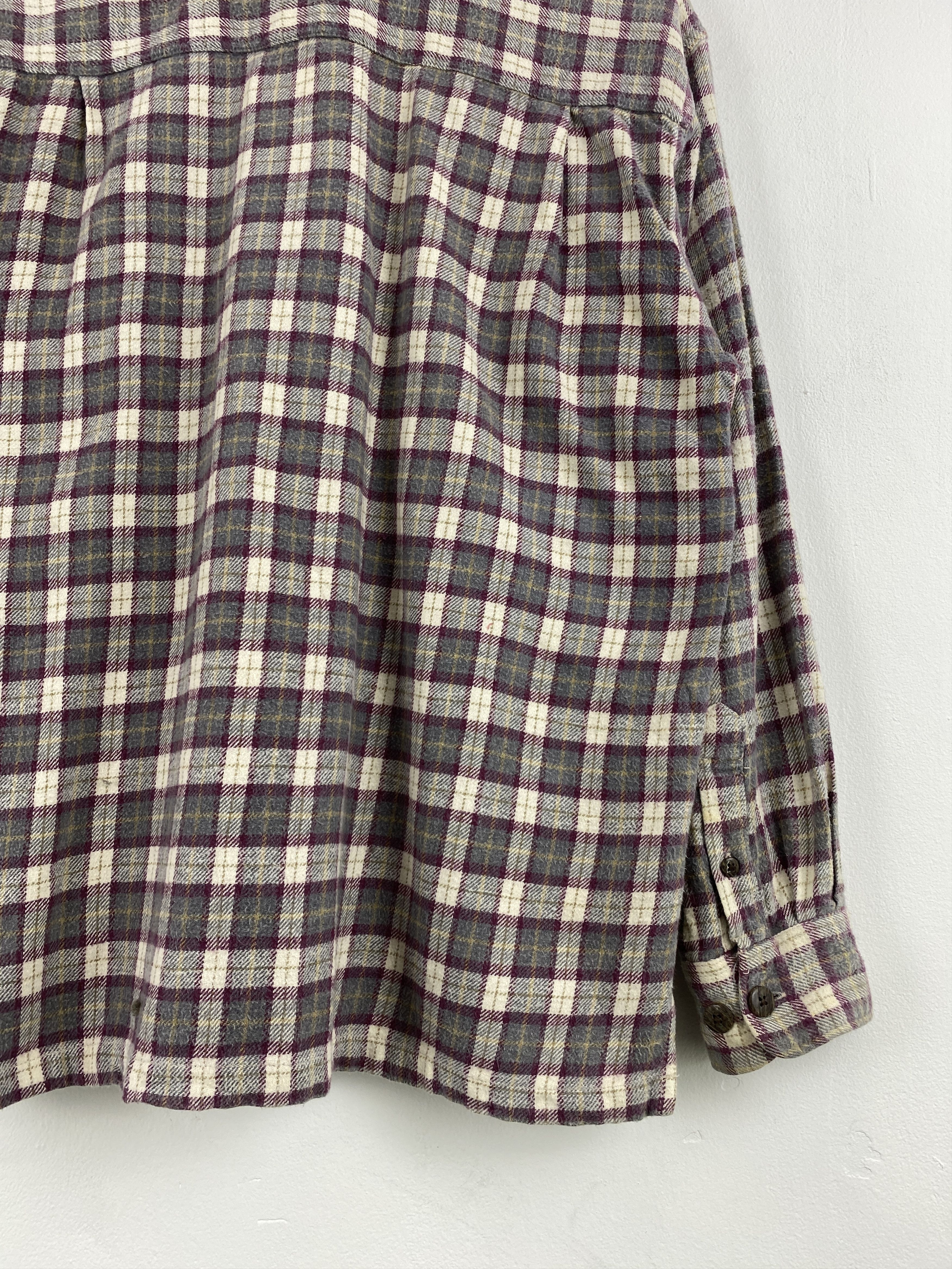 Uniqlo Vintage 90s Uniqlo Button Ups Plaid Flannel Shirt JA0132 Size US M / EU 48-50 / 2 - 11 Thumbnail