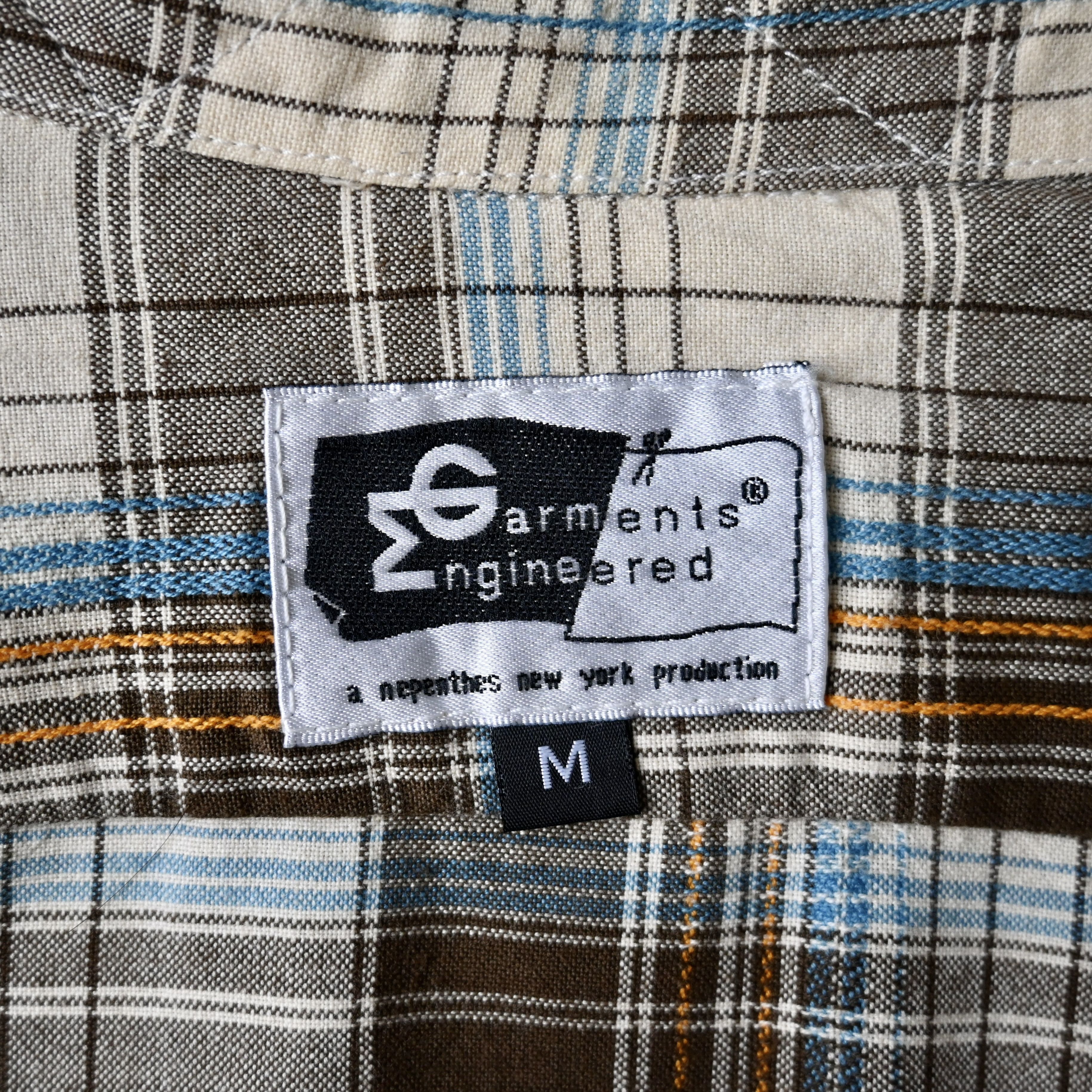 Engineered Garments Vintage ENGINEERED GARMENTS square hem plaid shirt M Size US M / EU 48-50 / 2 - 12 Thumbnail