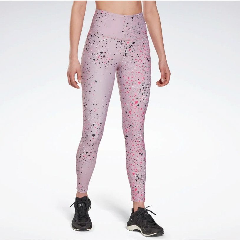 Reebok Lux 2.0 Multi-Colored Speckle Leggings Size 26" / US 2 / IT 38 - 4 Thumbnail
