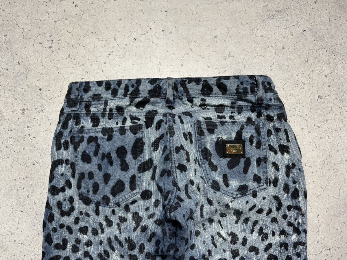 Dolce & Gabbana Dolce & Gabbana DG Leopard Luxury Women’s Denim Jeans Size 32" / US 10 / IT 46 - 14 Thumbnail