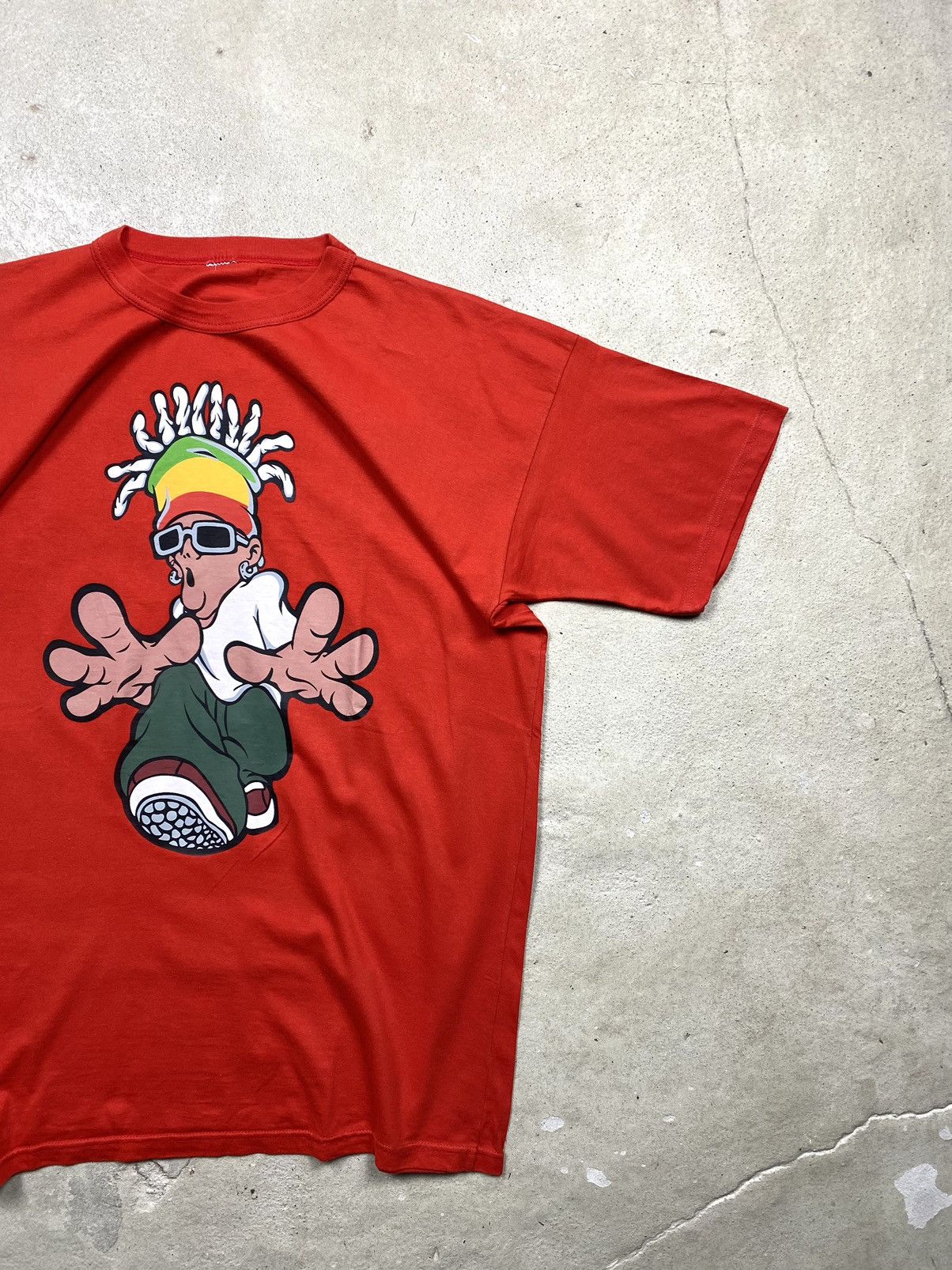 Rap Tees × Vintage Y2K Vintage Hip Hop Rap Style T Shirt Hippy Vision Shortys Size US XL / EU 56 / 4 - 3 Thumbnail
