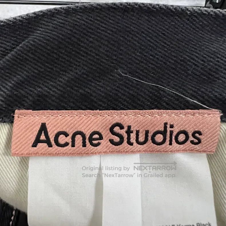 Acne Studios Acne Studios Black Full-Print Paisley Pants Size US 27 - 3 Thumbnail