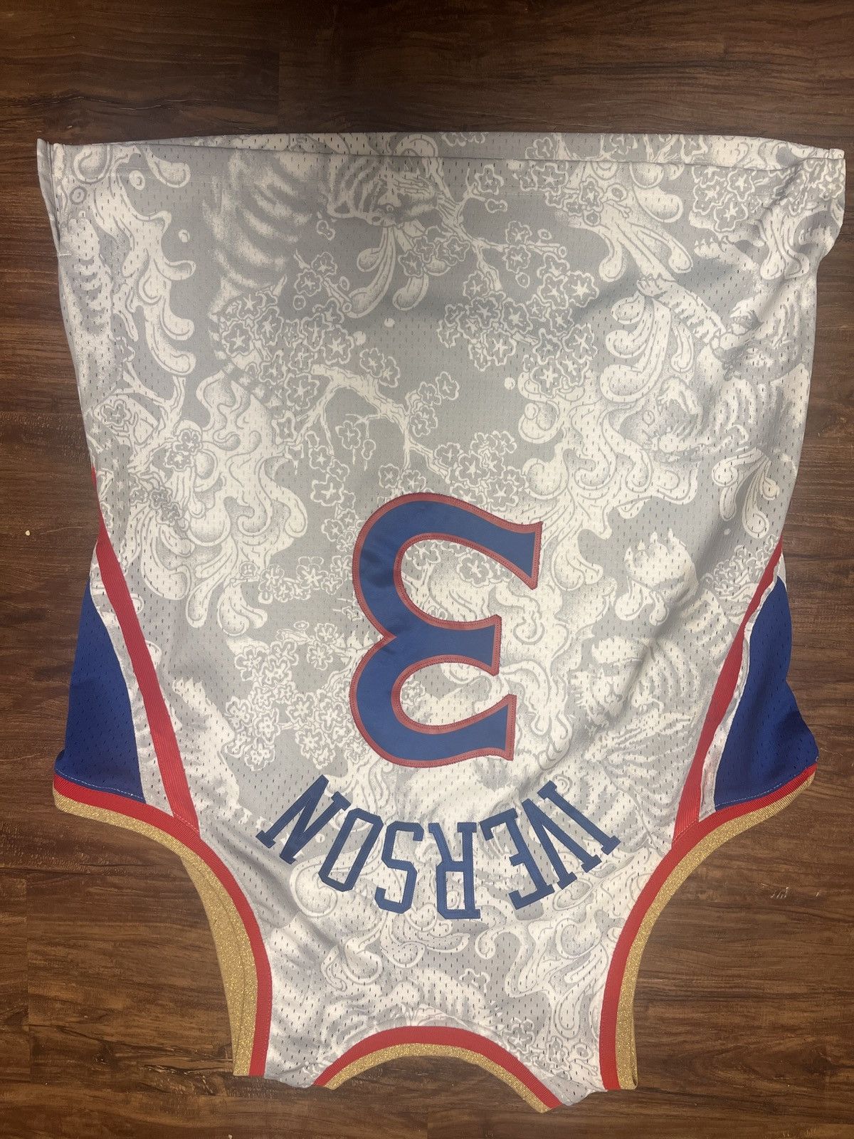 Mitchell & Ness × Vintage Mitchell & Ness: Allen Iverson Jersey - Hardwood Classics Size US XL / EU 56 / 4 - 2 Thumbnail
