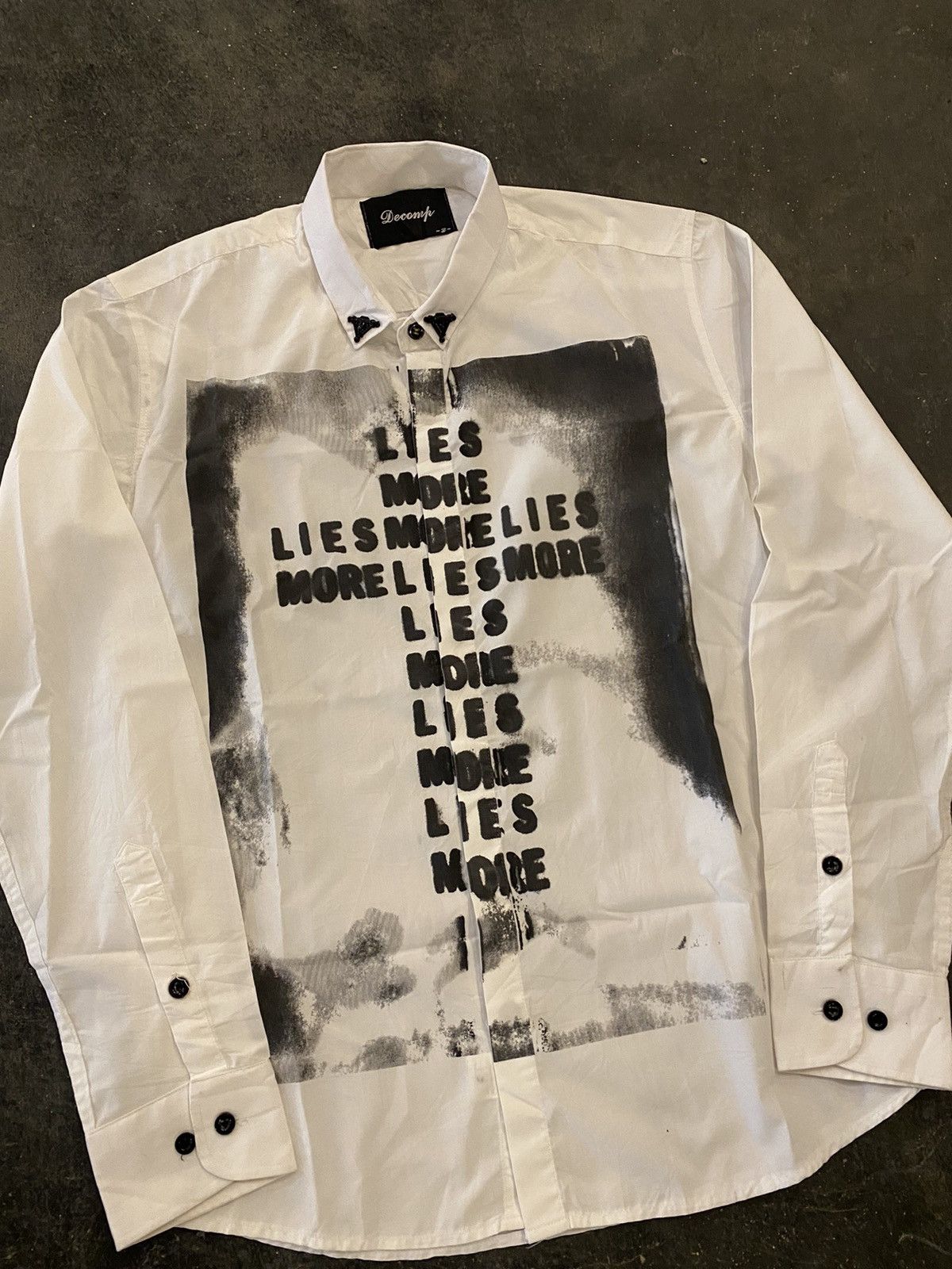 If Six Was Nine Y2k Decomp skull punk lgb style long shirt Size US M / EU 48-50 / 2 - 2 Thumbnail