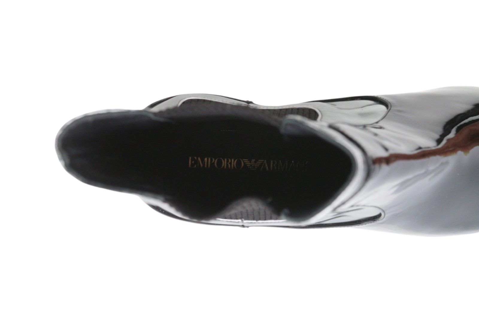 Emporio Armani EU37 Black Patent Leather Pointed Heel Shoes 85927 Size US 6 / IT 36 - 8 Thumbnail