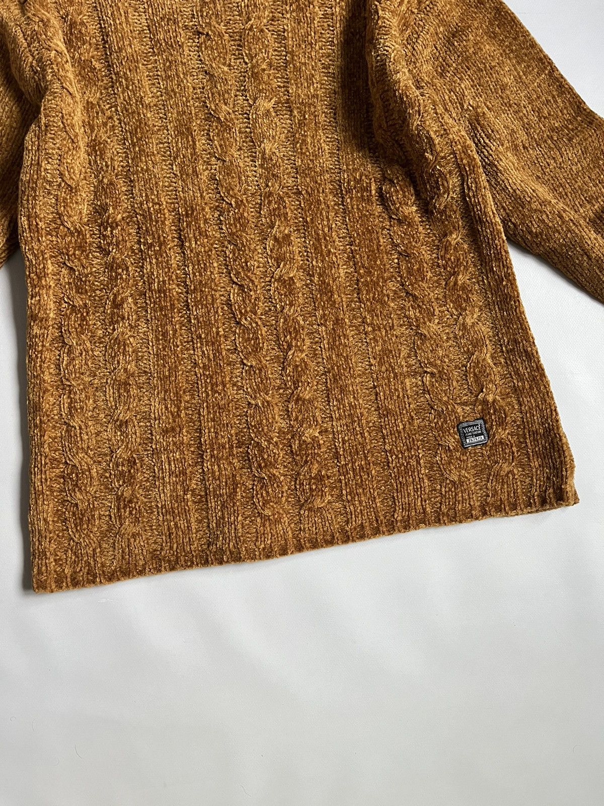 Versace Jeans Couture Vintage 90s Versace Jeans Couture Wool Acrylic Knit Sweater Size L / US 10 / IT 46 - 4 Thumbnail