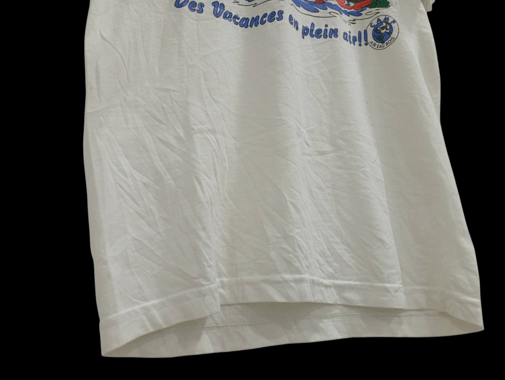 Fruit Of The Loom × Vintage 🔥🔥Vintage 90s Camp Air - Eau Bois T-Shirt Size US S / EU 44-46 / 1 - 17 Thumbnail