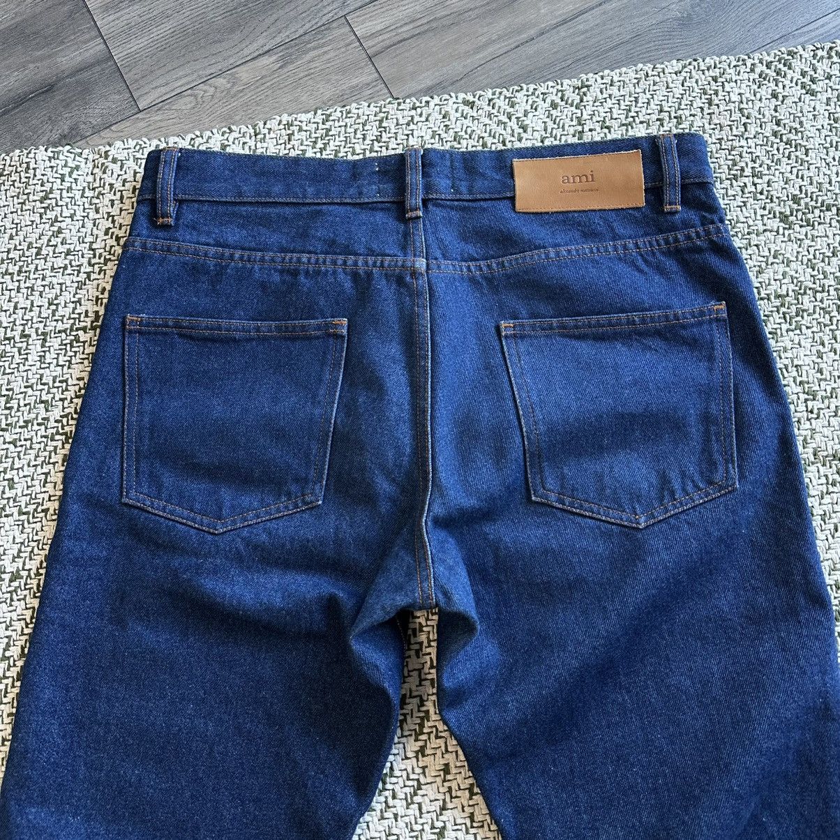 AMI AMI PARIS Alexandre Mattiussi 408 Indigo Rince Jeans Size US 30 / EU 46 - 8 Thumbnail