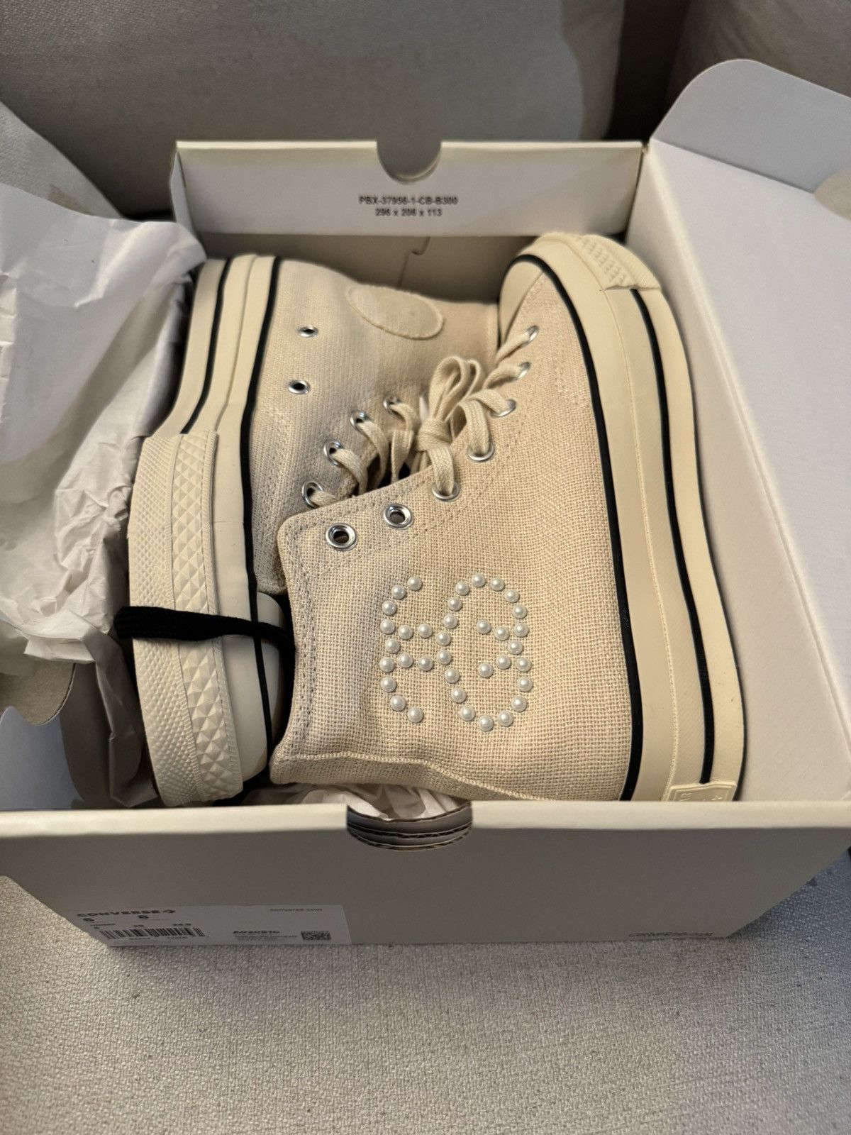 Converse × Stussy Converse Stussy x Chuck 70 High 'Fossil Size US 6 / EU 39 - 4 Thumbnail