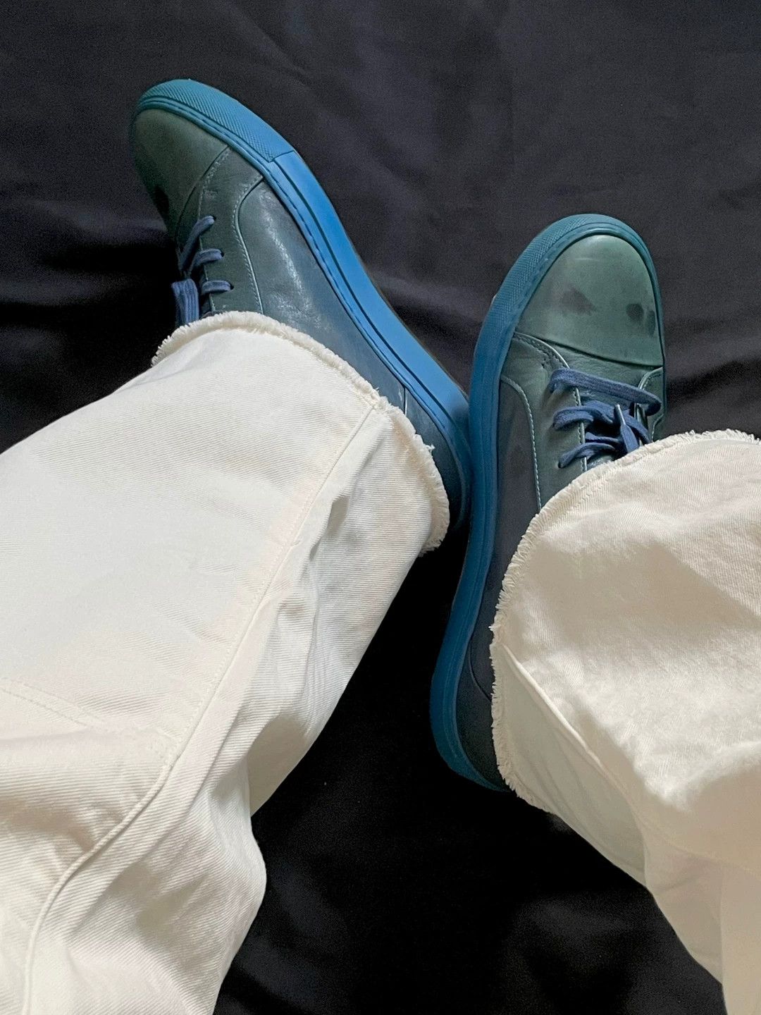 Dirk Bikkembergs Dirk Bikkembergs Emerald Green Distressed Sneaker 40 Size US 7 / EU 40 - 2 Thumbnail