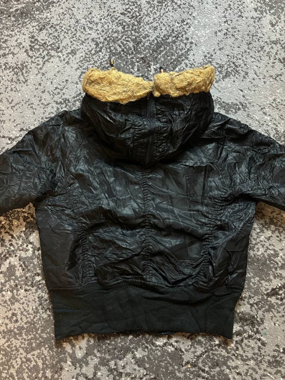 If Six Was Nine × Le Grande Bleu (L.G.B.) × Vintage Vintage Y2K Bomber Owens Style Fur Collar Avantgarde Jacket Size US S / EU 44-46 / 1 - 11 Thumbnail