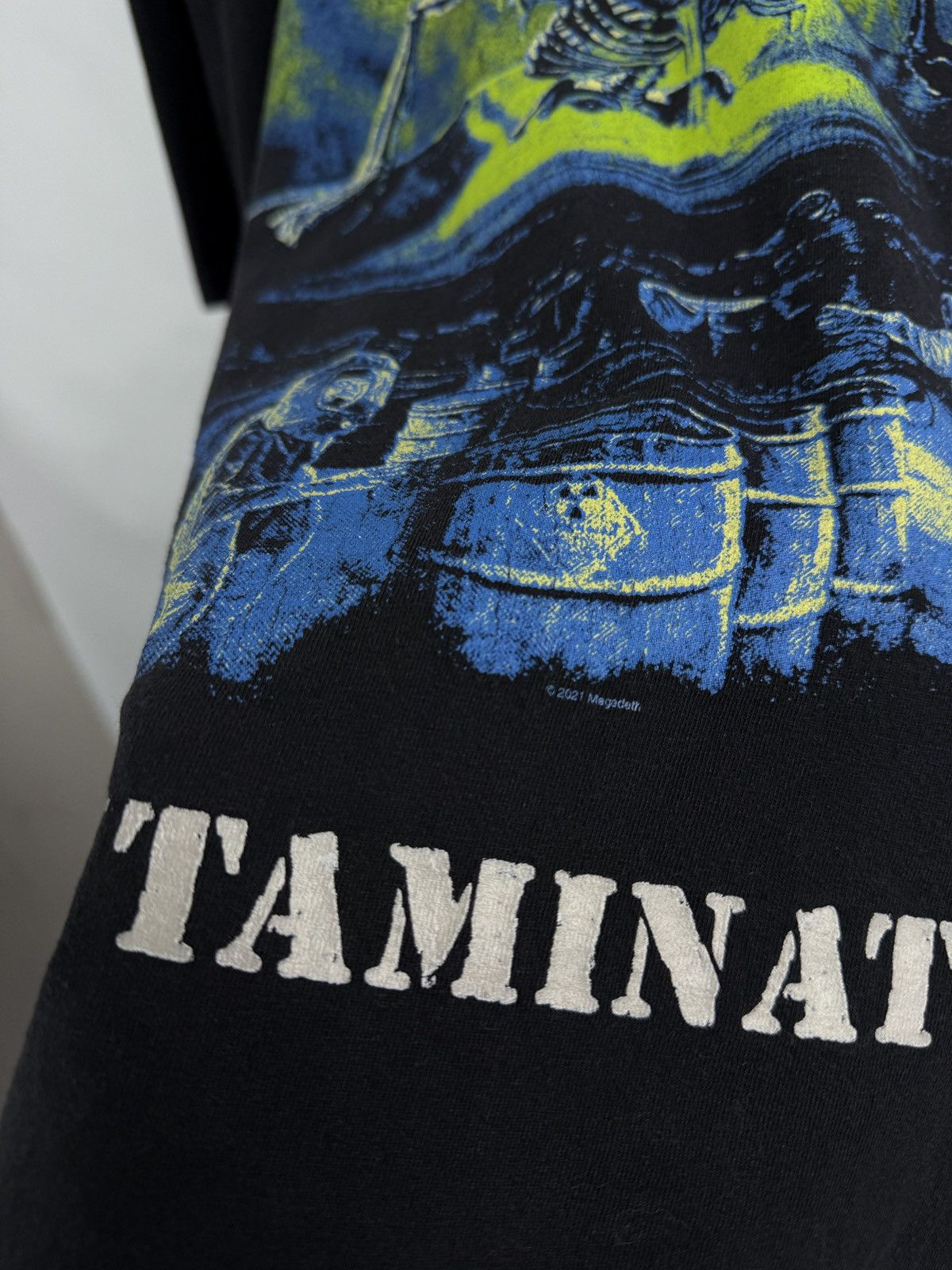 Megadeth 🇺🇸☠️ Megadeth Contaminated Thrash Metal Heavy Metal T-Shirt Size US XL / EU 56 / 4 - 5 Thumbnail