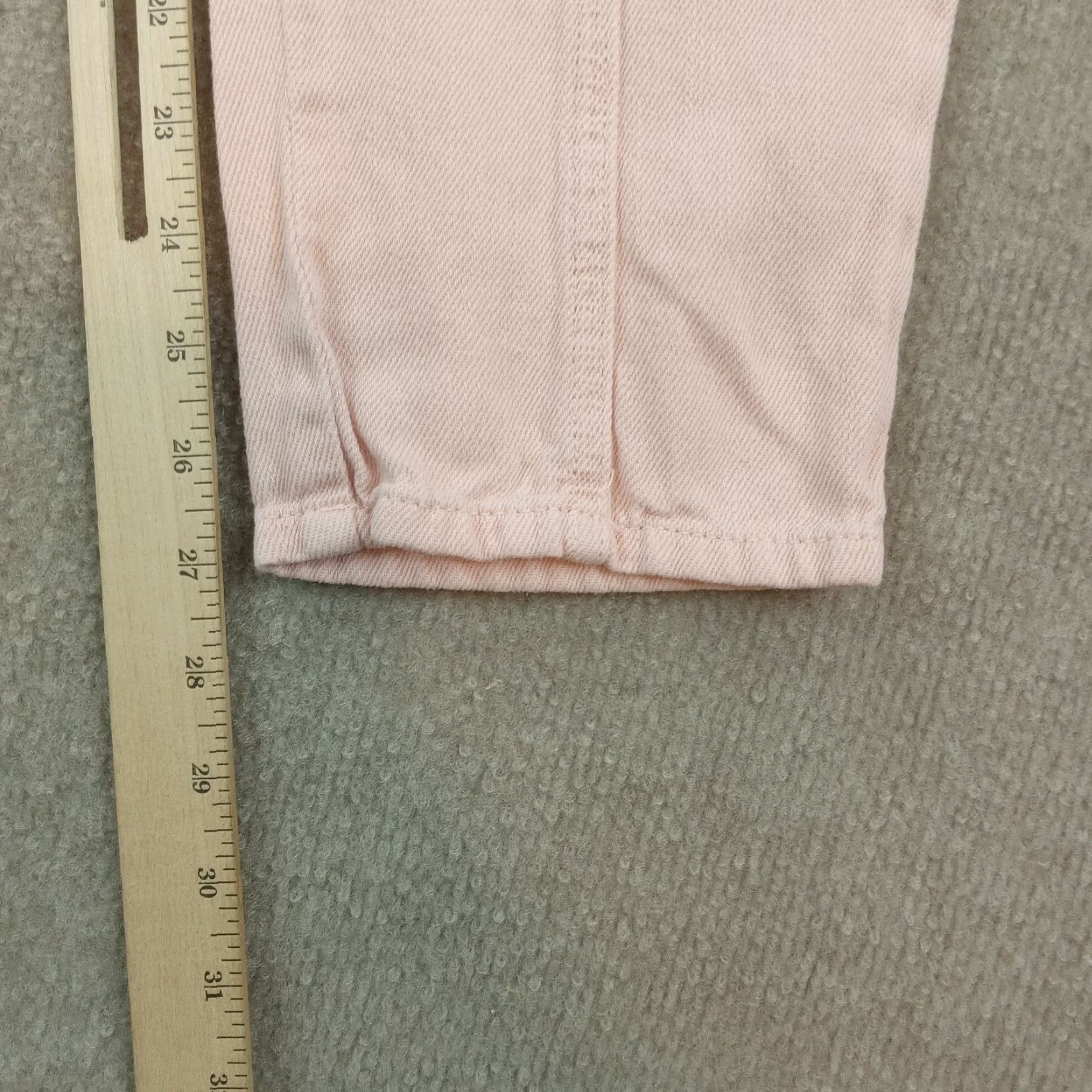 Vintage We The Free Women's Pink Skinny Leg Pants Size 27 Cotton Comfortable Casual Size 27" / US 4 / IT 40 - 3 Thumbnail