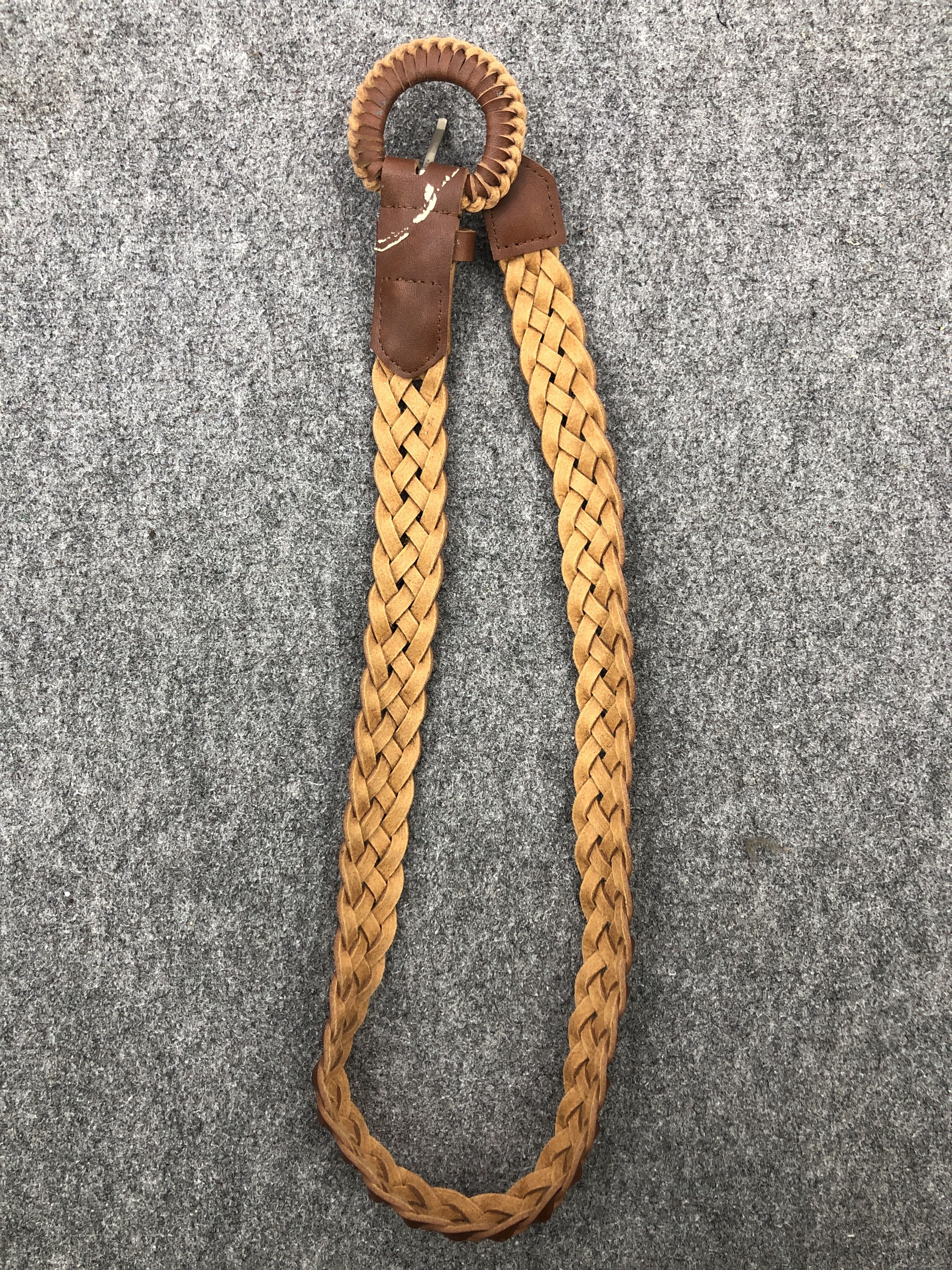 Japanese Brand × Vintage Vintage 70s Bohemian Braided Buckle Belt B0011 Size ONE SIZE - 6 Thumbnail