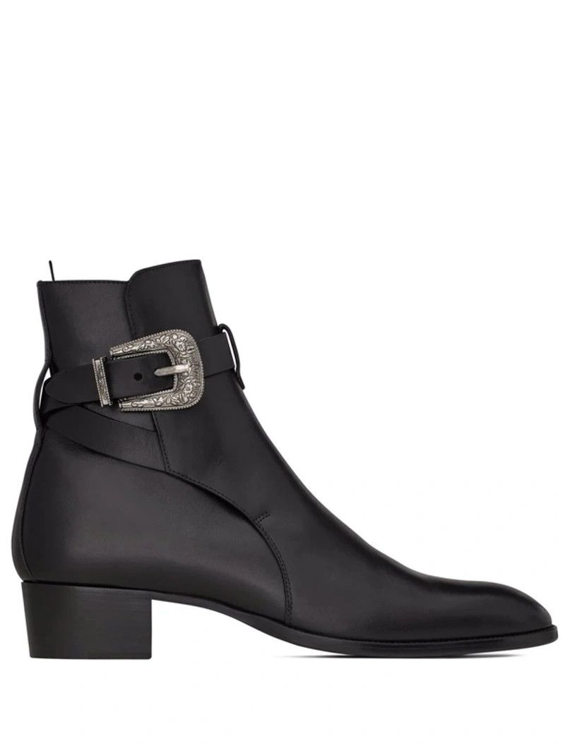 image of Saint Laurent Paris O1S1Wg111023 Boots In Black, Men's