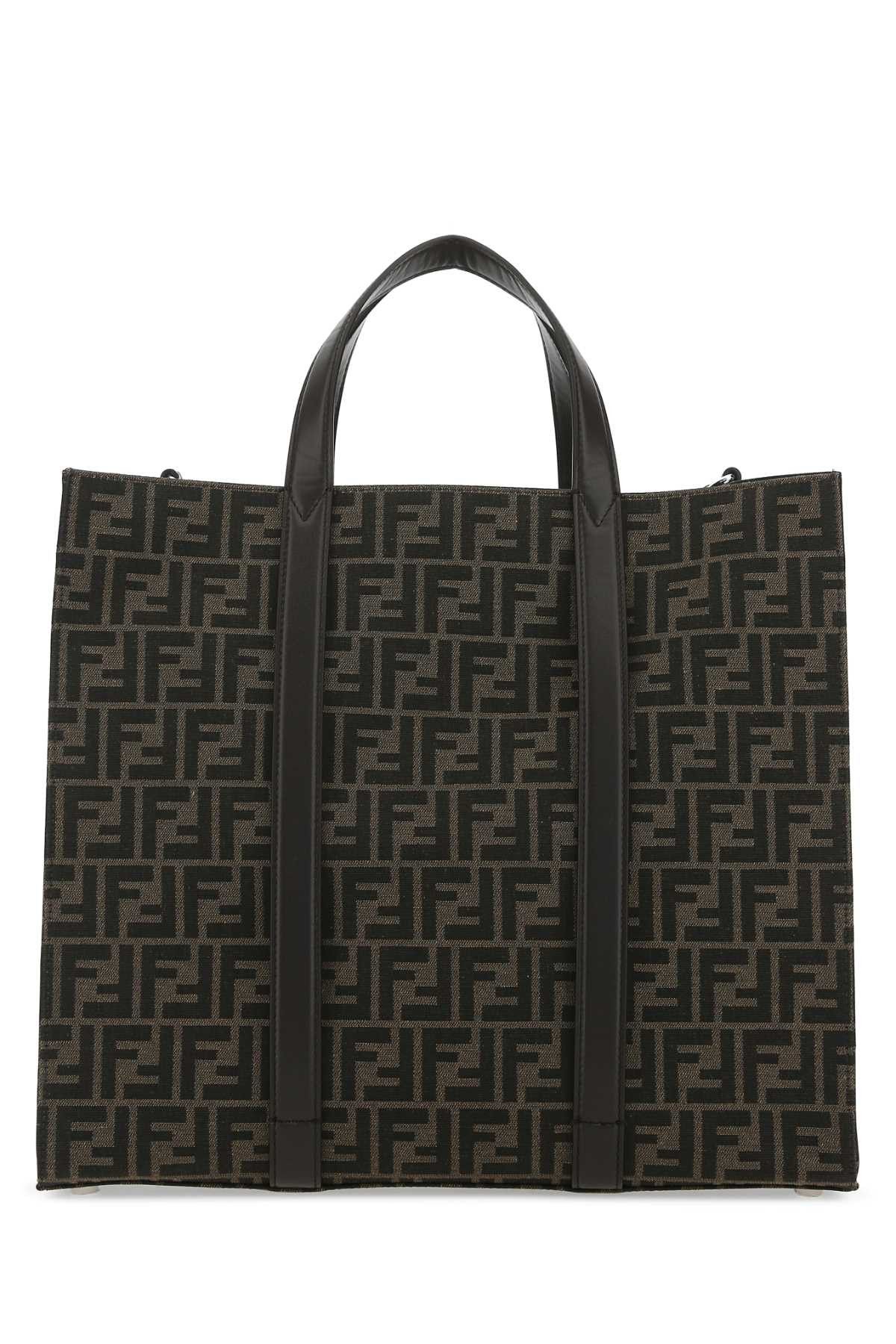 Fendi Embroidered Canvas Shopping Bag Size ONE SIZE - 1 Thumbnail
