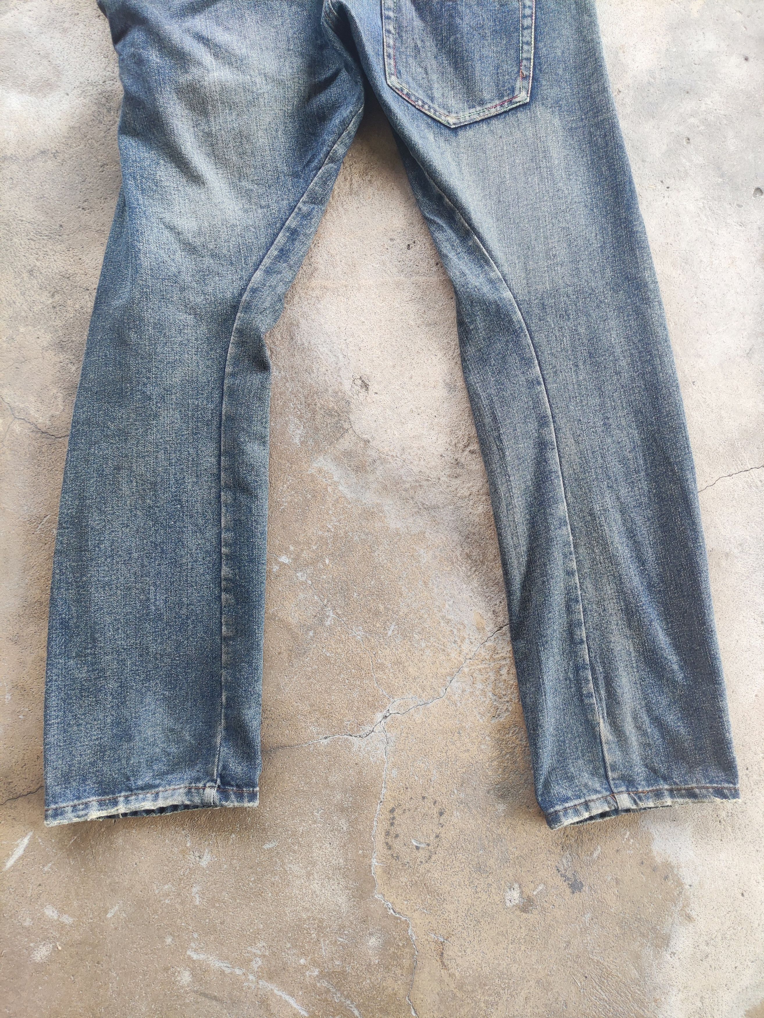 Japanese Brand Vintage Japanese Brand Double Waist Denim Faded Pants Size US 30 / EU 46 - 12 Thumbnail