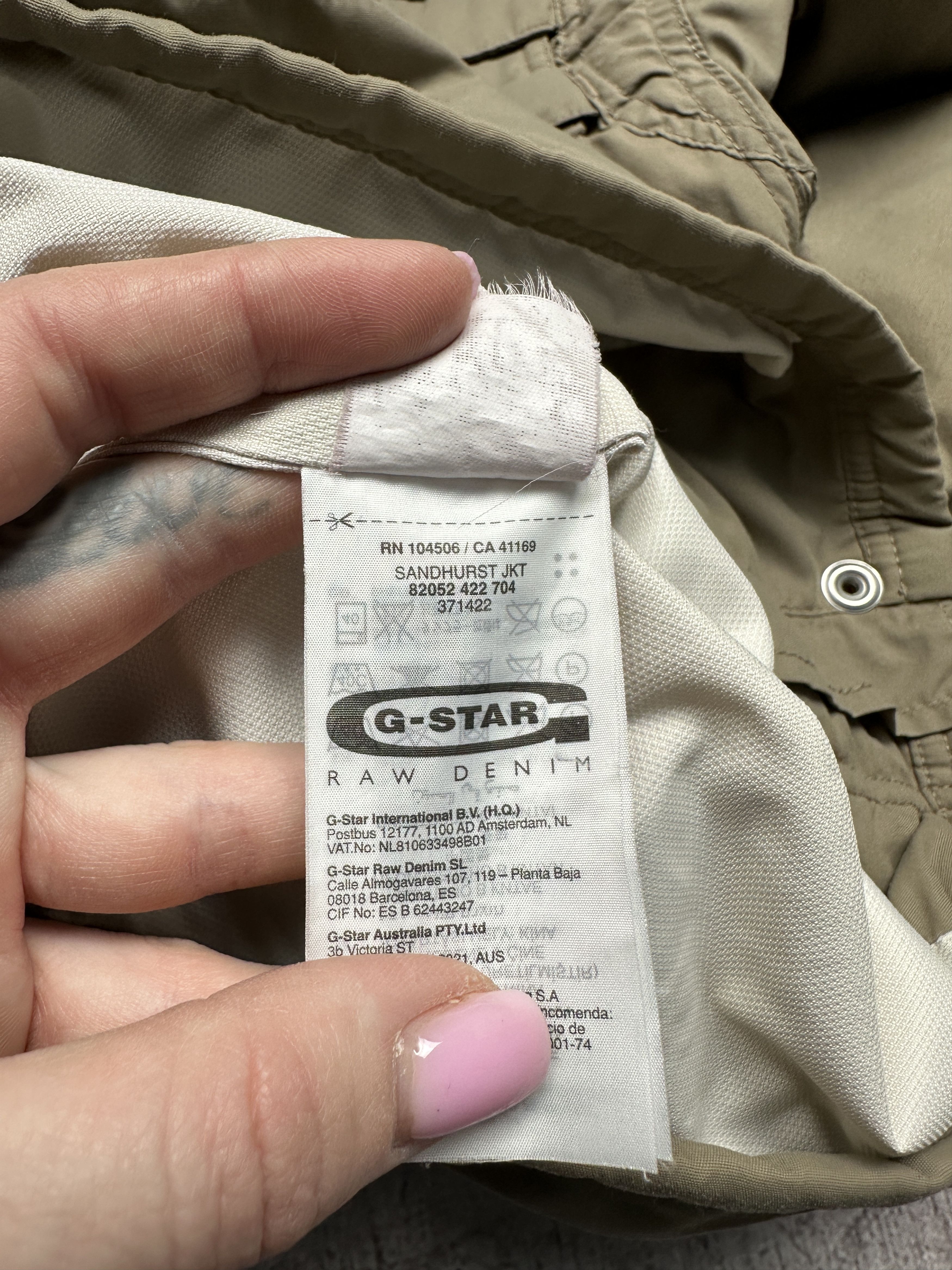 G-Star G Star Raw Mens Sandhurst Jacket Size US M / EU 48-50 / 2 - 6 Thumbnail