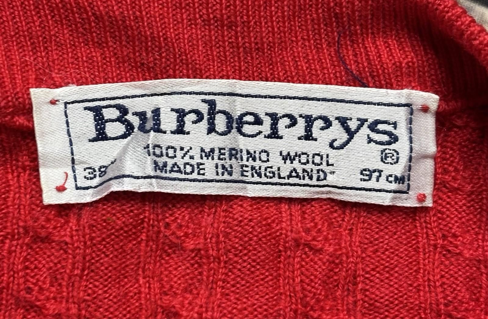 Burberry VTG Burberry Cardigan Sweater Women 38 M Merino Wool England Size M / US 6-8 / IT 42-44 - 2 Thumbnail