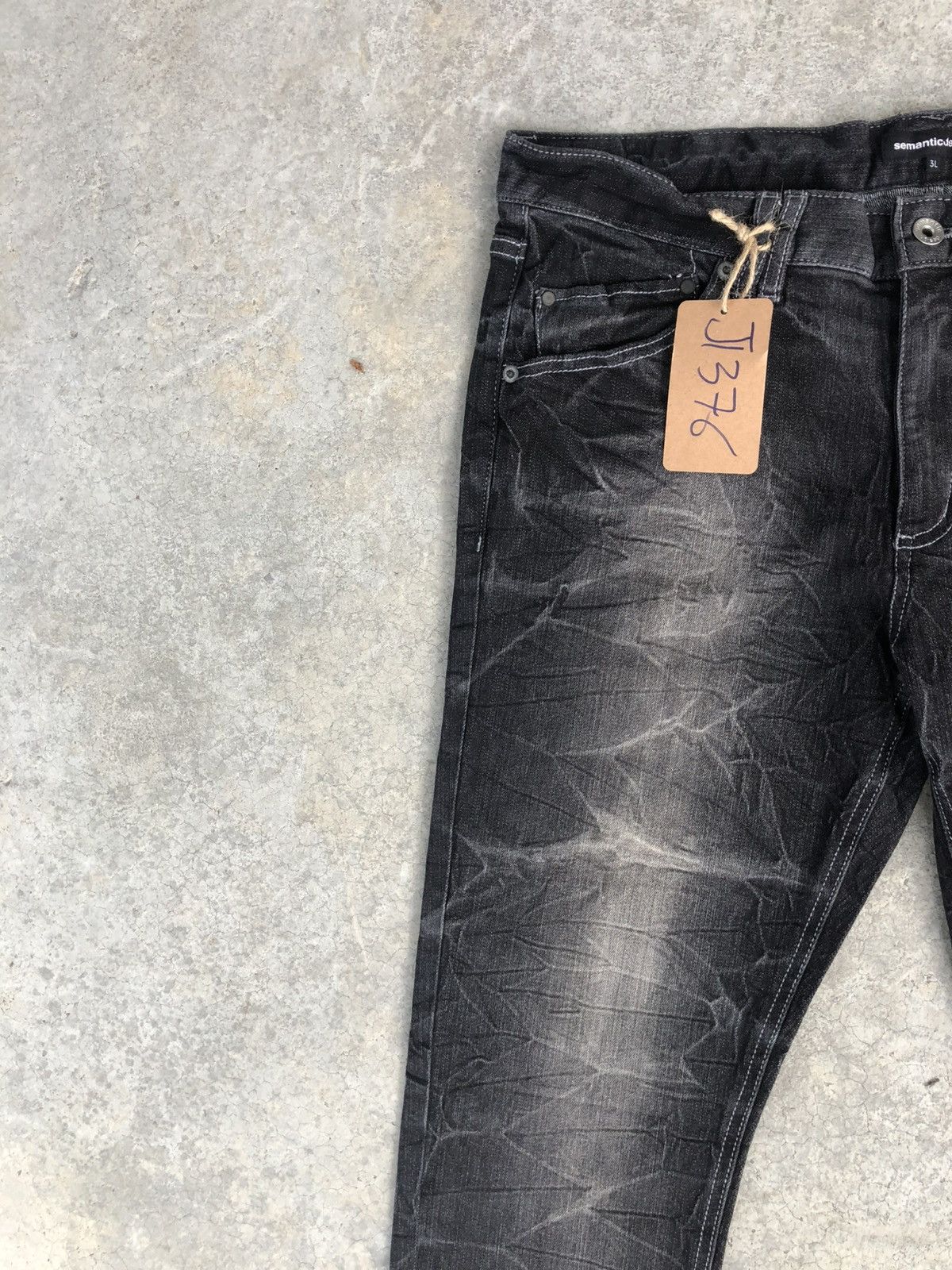 semanticdesign Japanese Semantic Design Distressed Jeans Size US 34 / EU 50 - 4 Thumbnail