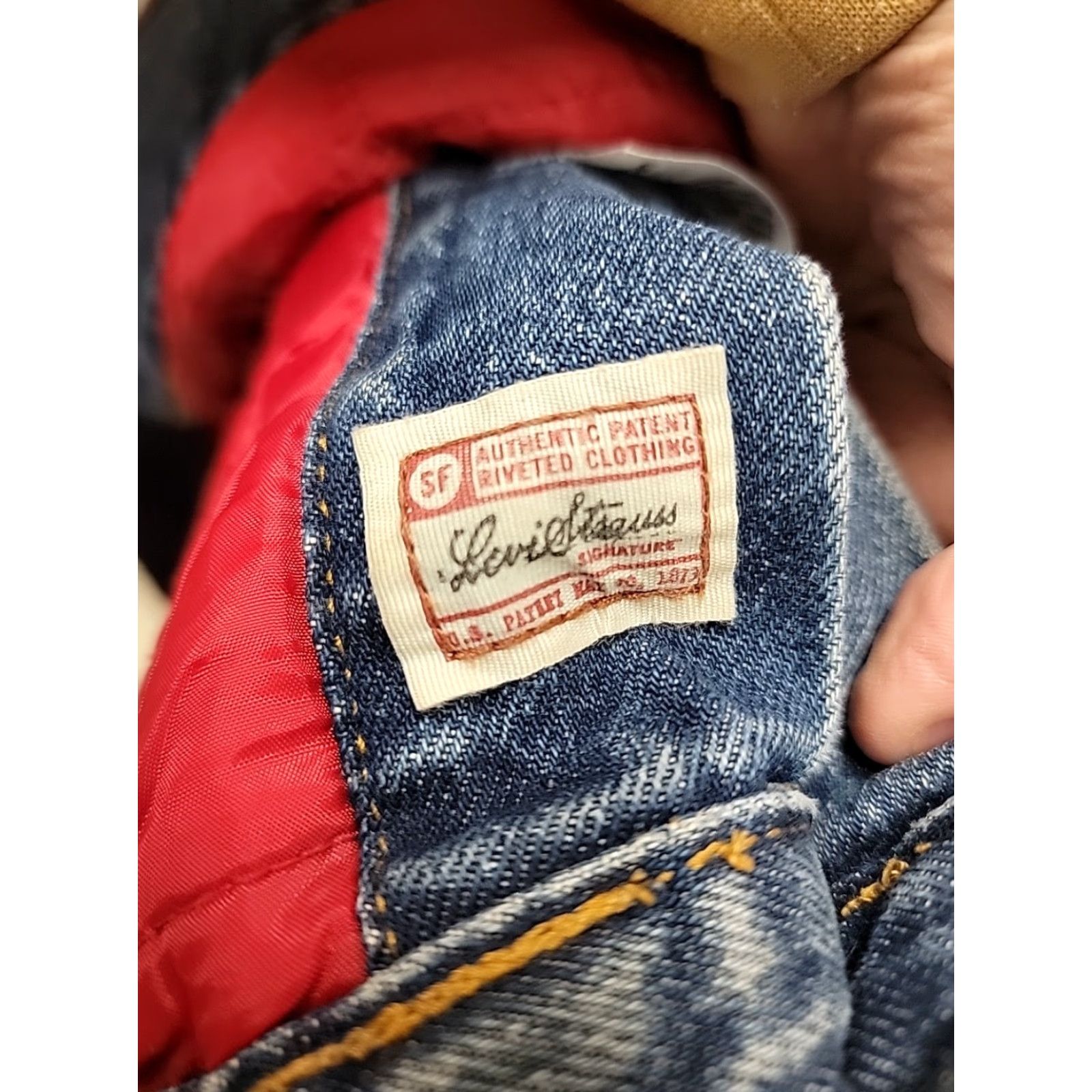 Levi's VINTAGE Levi's Denim Jacket Lined Sherpa Collar Mens XL Blue Denim Jacket Mens XL Blue Sherpa Lined Jacket Size US XL / EU 56 / 4 - 5 Thumbnail
