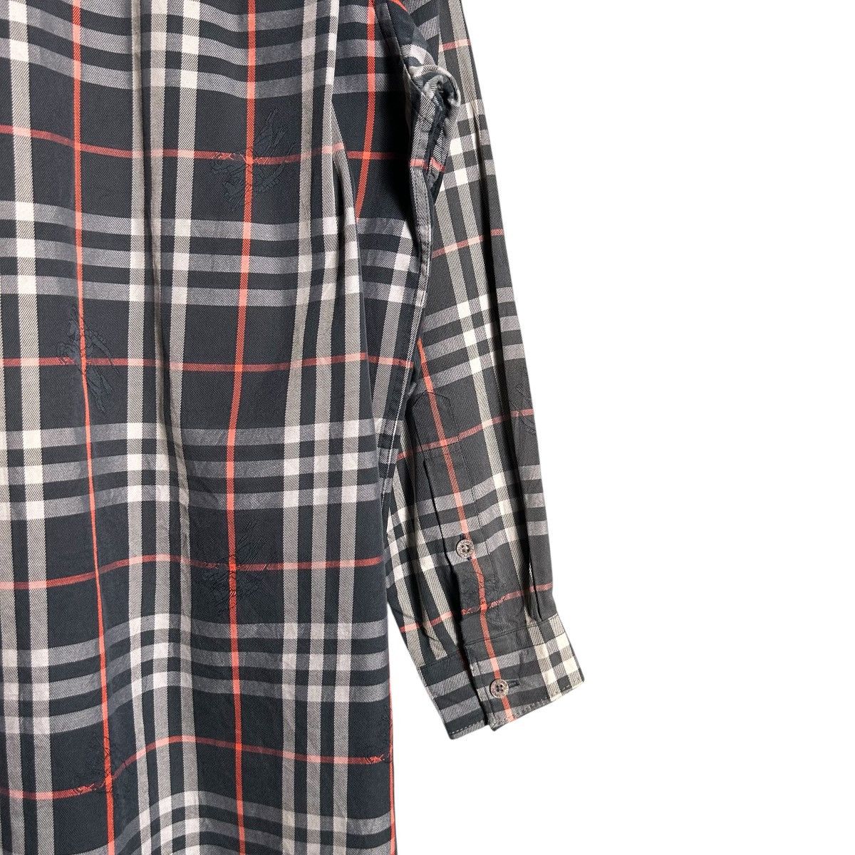 Burberry × Vintage Vintage Burberrys Black Label Nova Check Logo Monogram Shirt Size US M / EU 48-50 / 2 - 5 Thumbnail