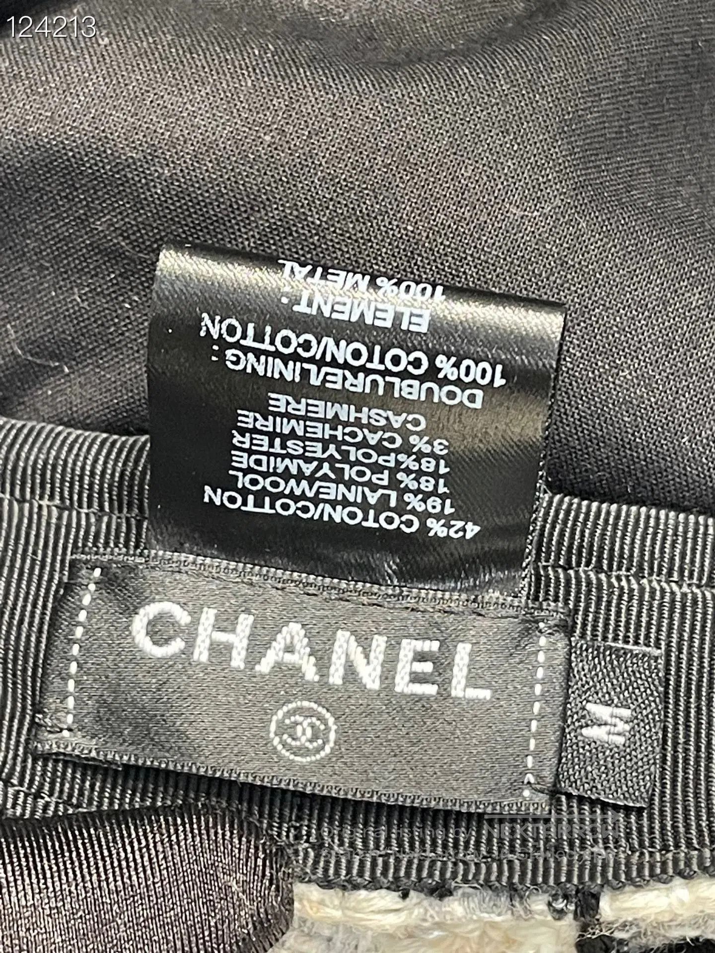 Chanel Chanel 22K Tweed Plaid Newsboy Cap. Size ONE SIZE - 4 Thumbnail