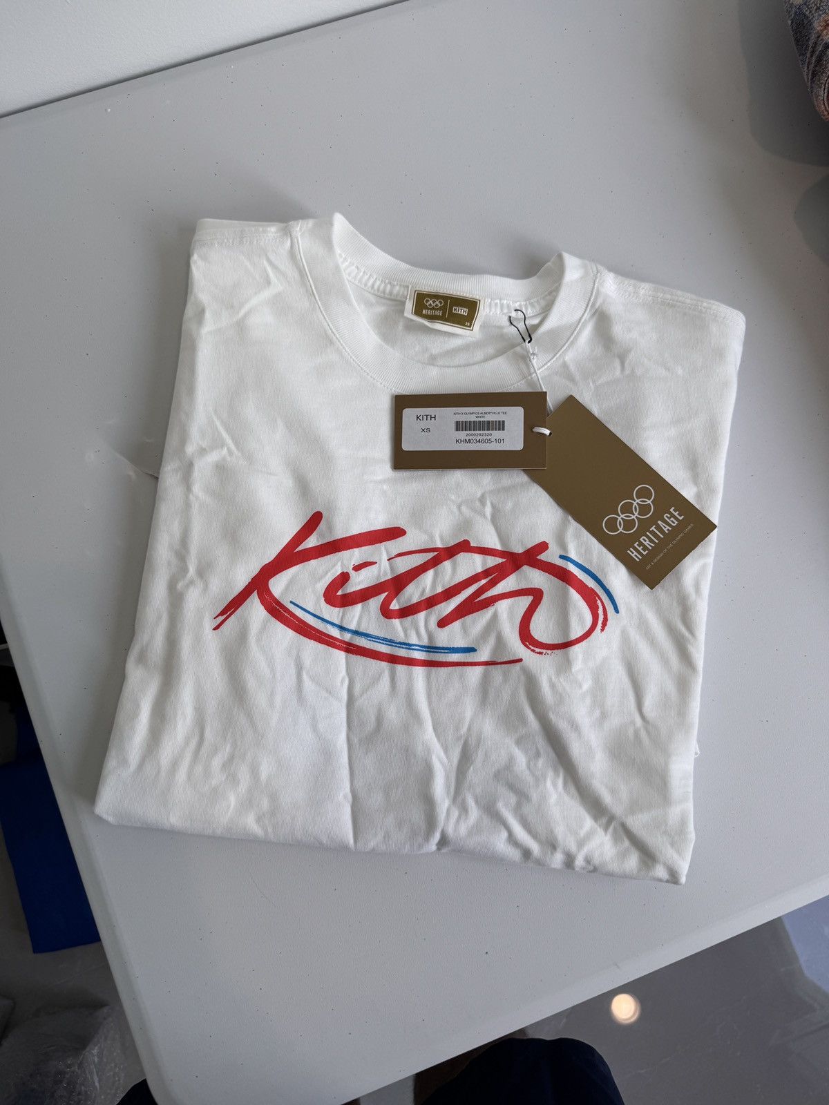 Kith Kith x Olympics Mens Albertville Tee White Size XS Size US XS / EU 42 / 0 - 1 Thumbnail