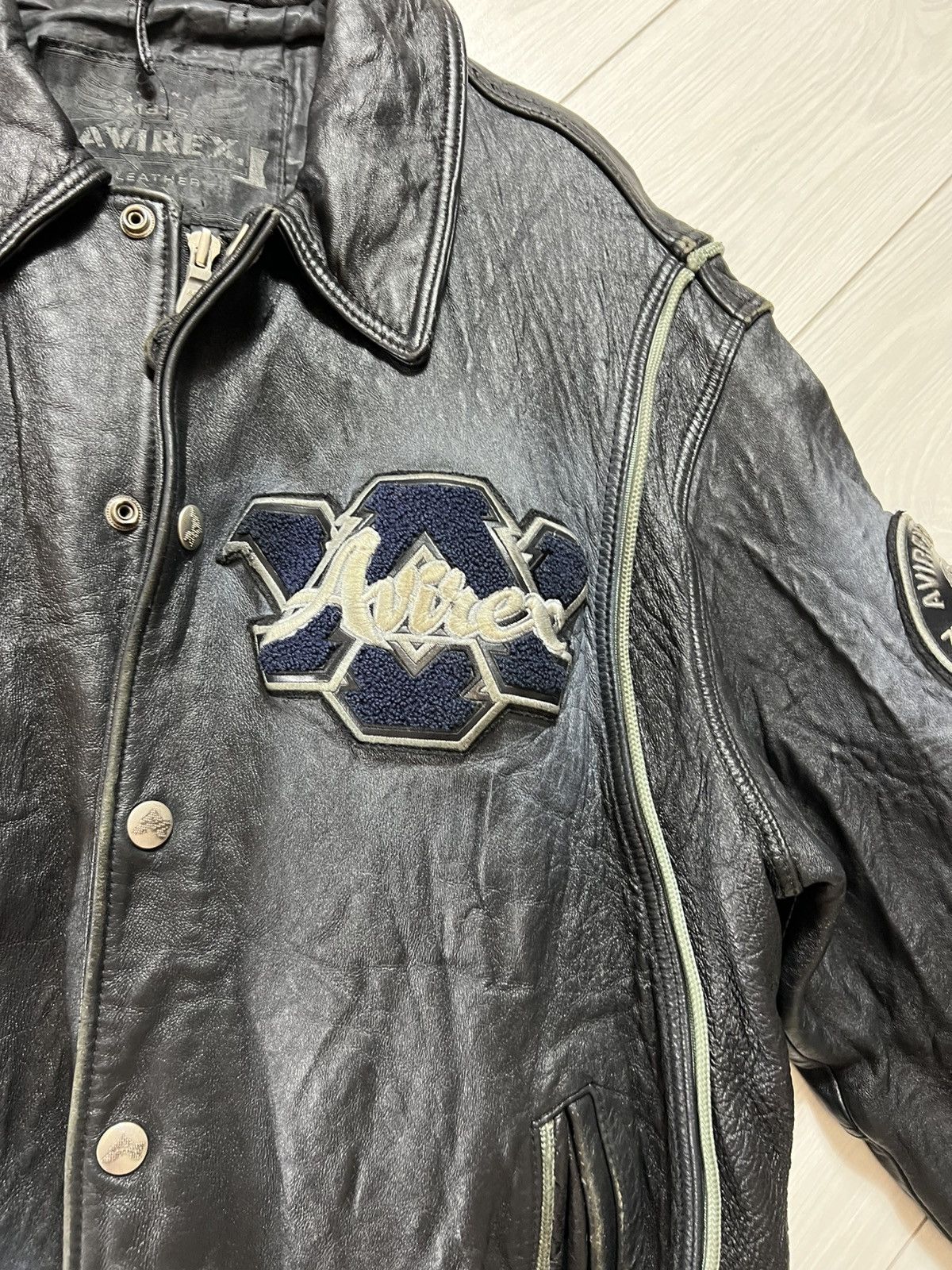 Avirex VTG Avirex Avant-Garde If Six Was Nine Style Leather Jacket Size US M / EU 48-50 / 2 - 7 Thumbnail