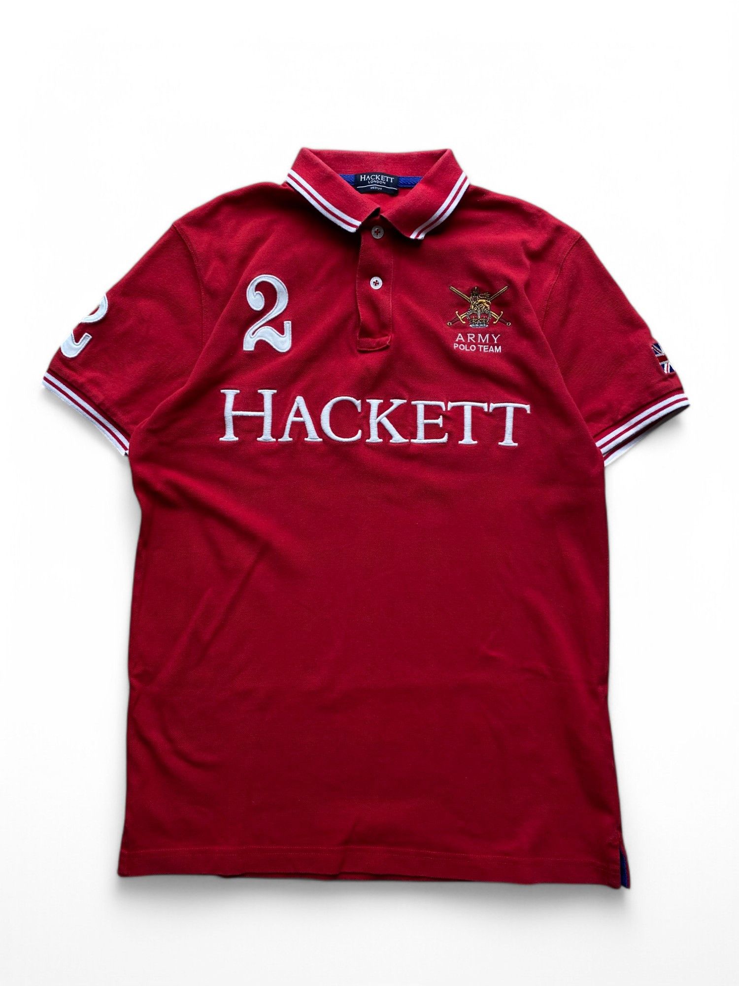 Hackett × Vintage Hackett Polo Shirt polo army team Size US M / EU 48-50 / 2 - 1 Thumbnail