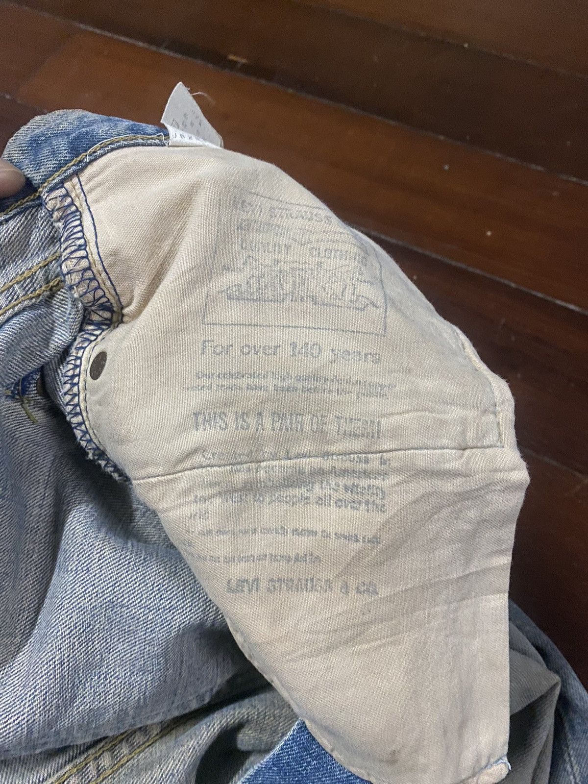 Levi's Vintage Levi’s 503B XX Big E lvc Redline Distressed 34X29 Size US 34 / EU 50 - 19 Thumbnail