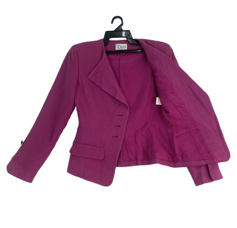 Christian Dior Monsieur × Vintage Rare Mademoiselle DIOR elegance wool jacket Size M / US 6-8 / IT 42-44 - 4 Thumbnail