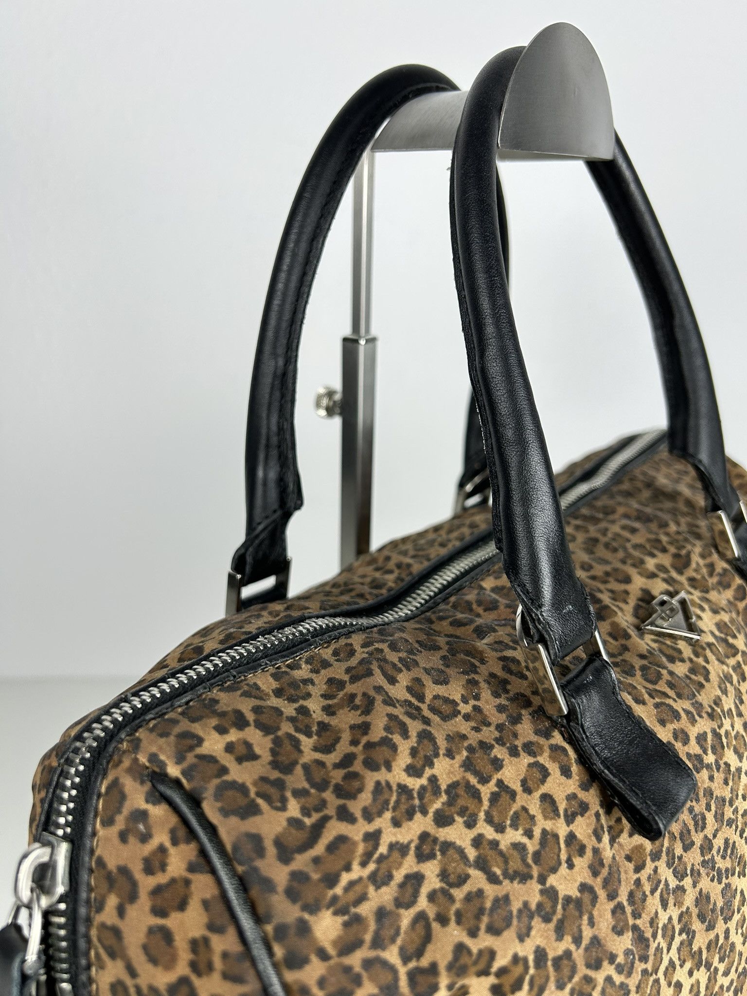 Bottega Veneta Vintage Bottega Veneta leopard print mini boston bag Size ONE SIZE - 11 Thumbnail