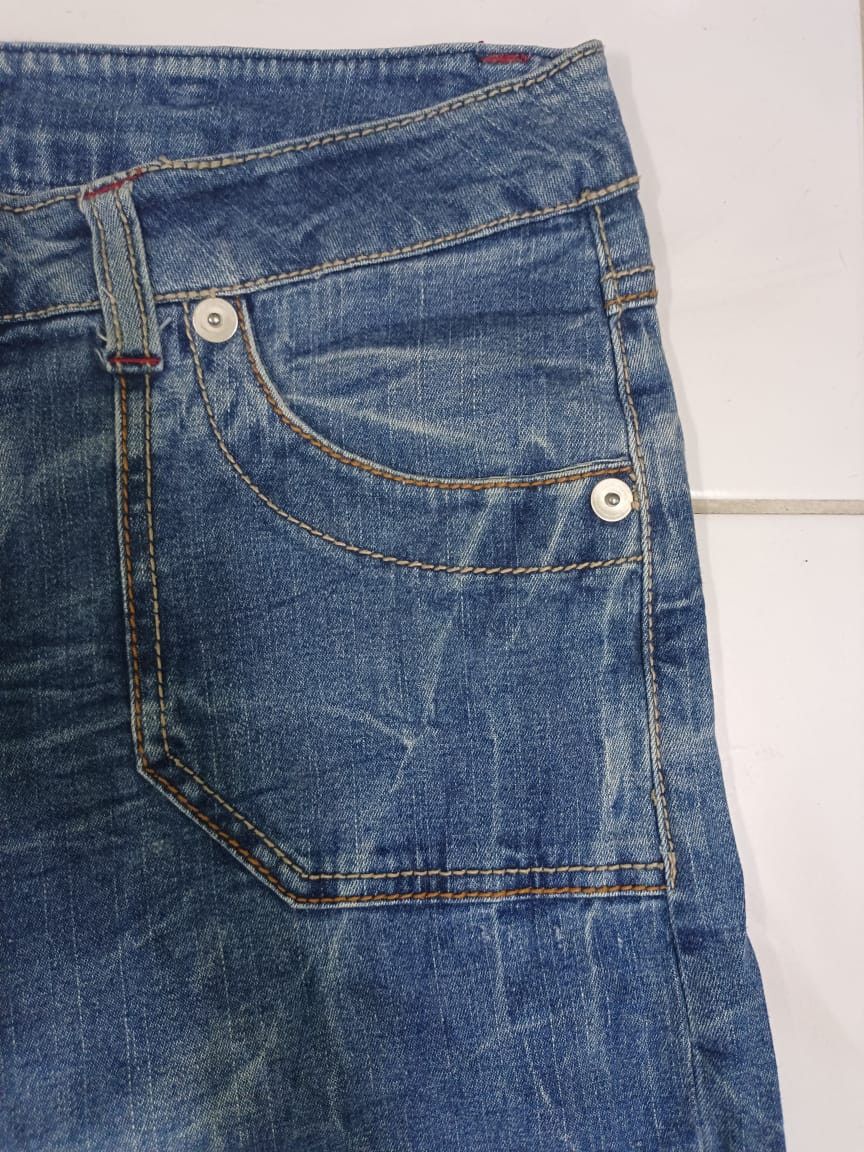 Japanese Brand Vintage Seriously Waxed Flare Bootcut Jeans Size US 32 / EU 48 - 8 Thumbnail