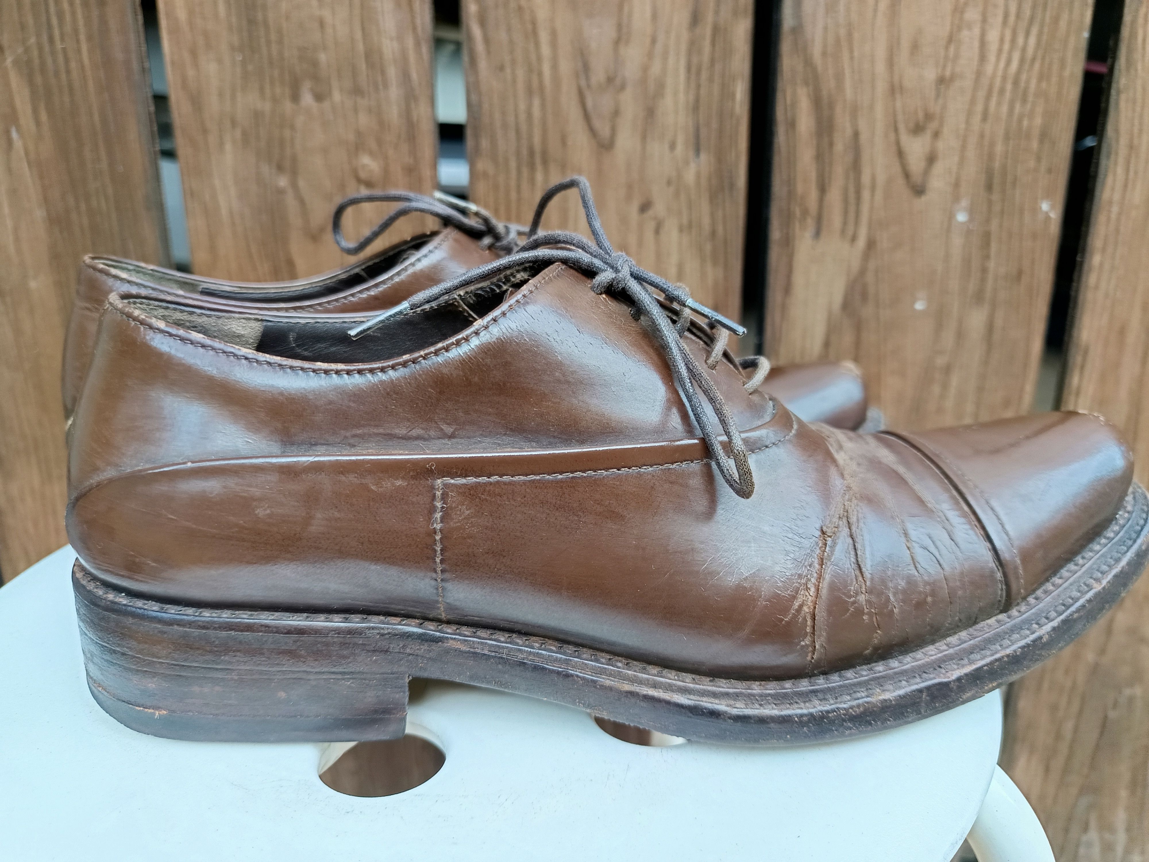 Prada Vintage prada lace up Size US 7 / EU 40 - 4 Thumbnail